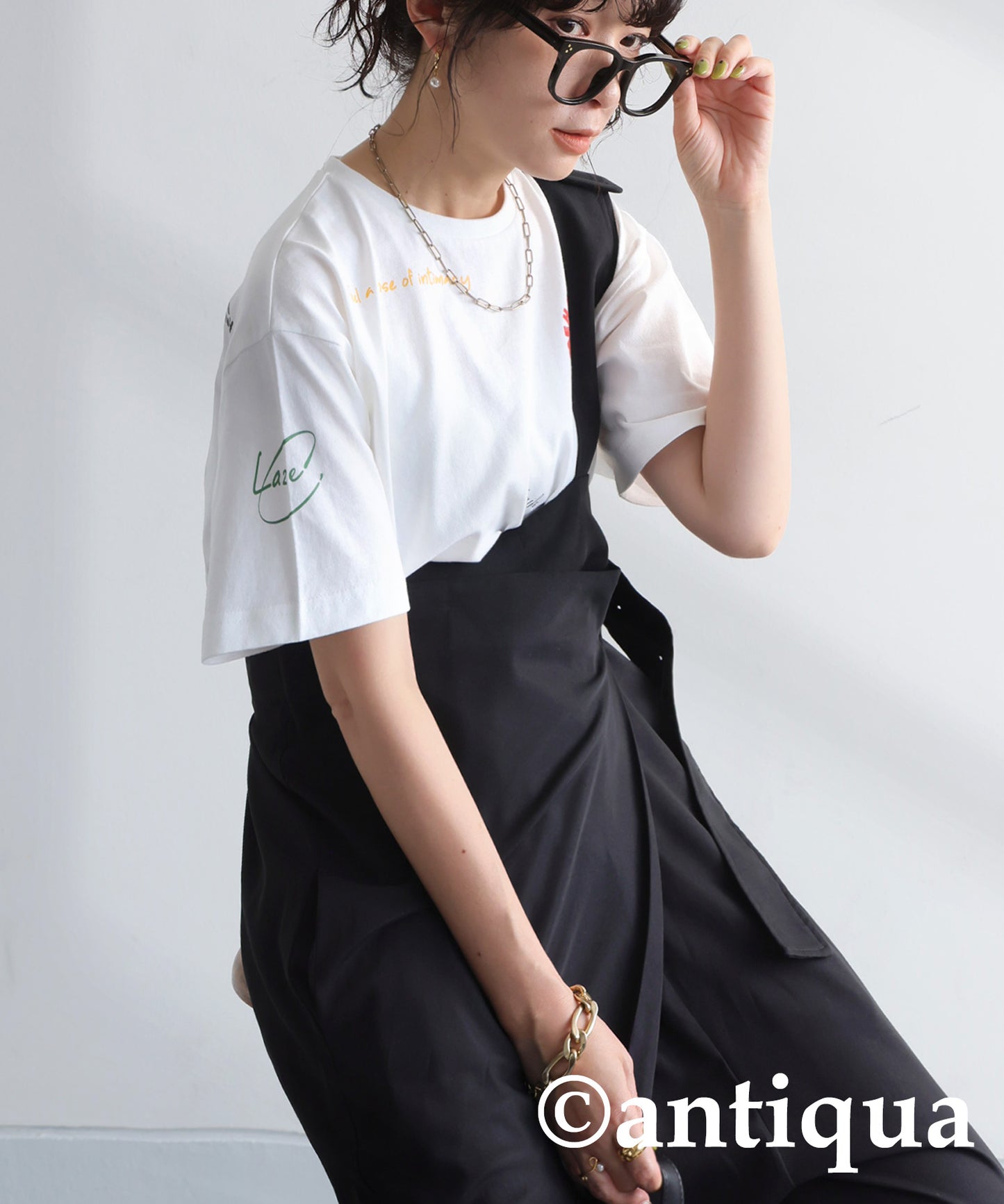 Ladies Logo Photo Print T-Shirt