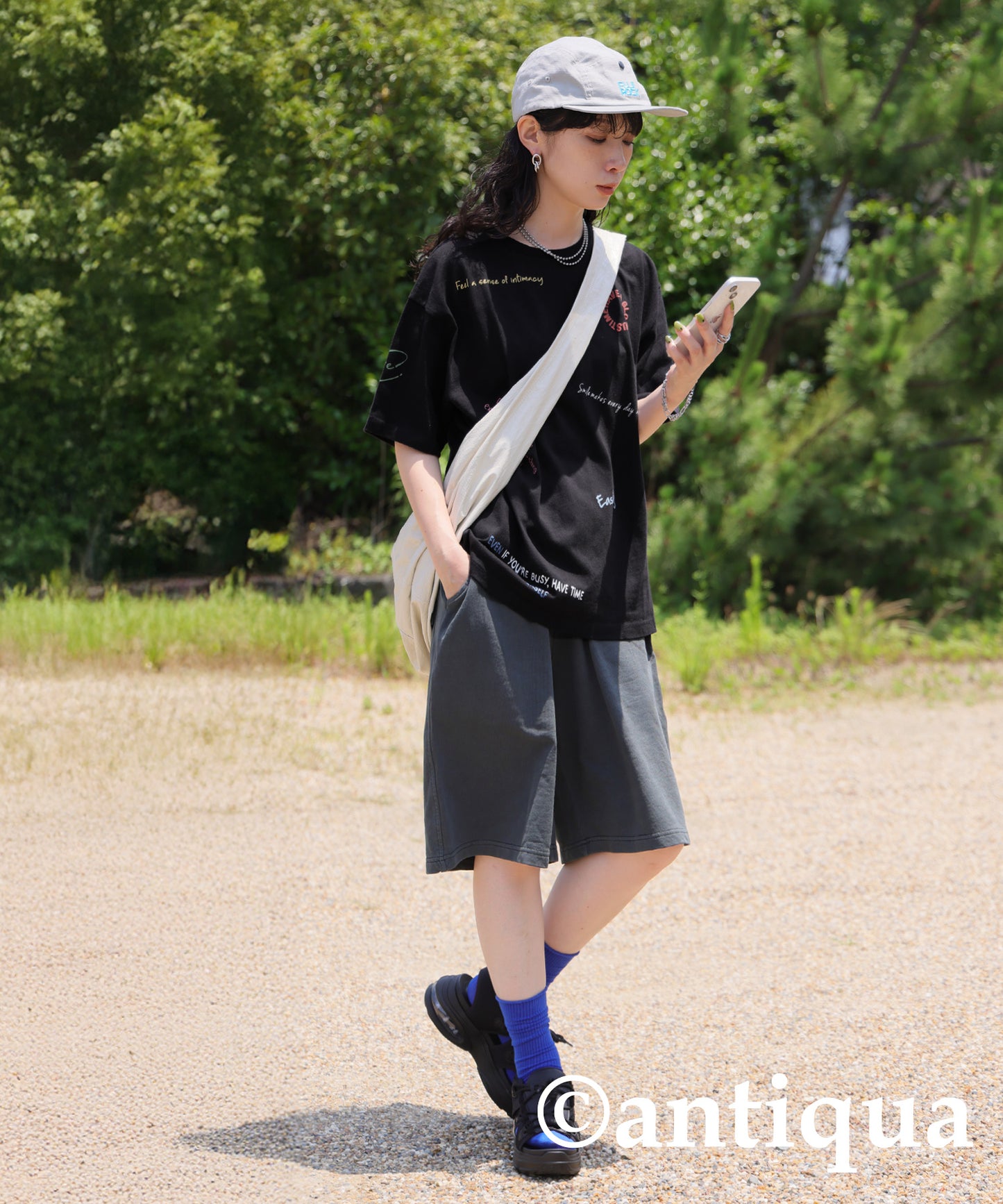 Ladies Logo Photo Print T-Shirt