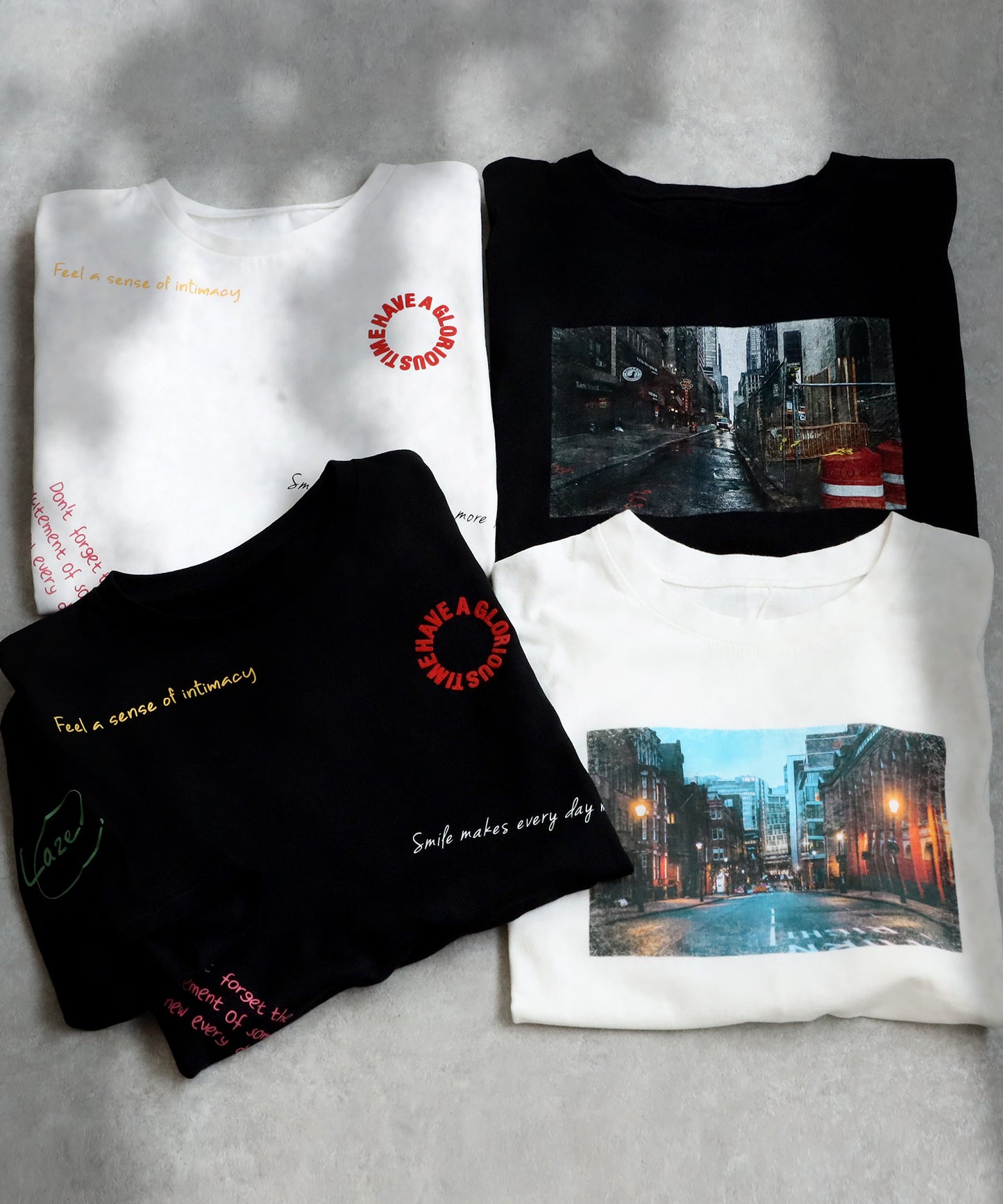 Ladies Logo Photo Print T-Shirt