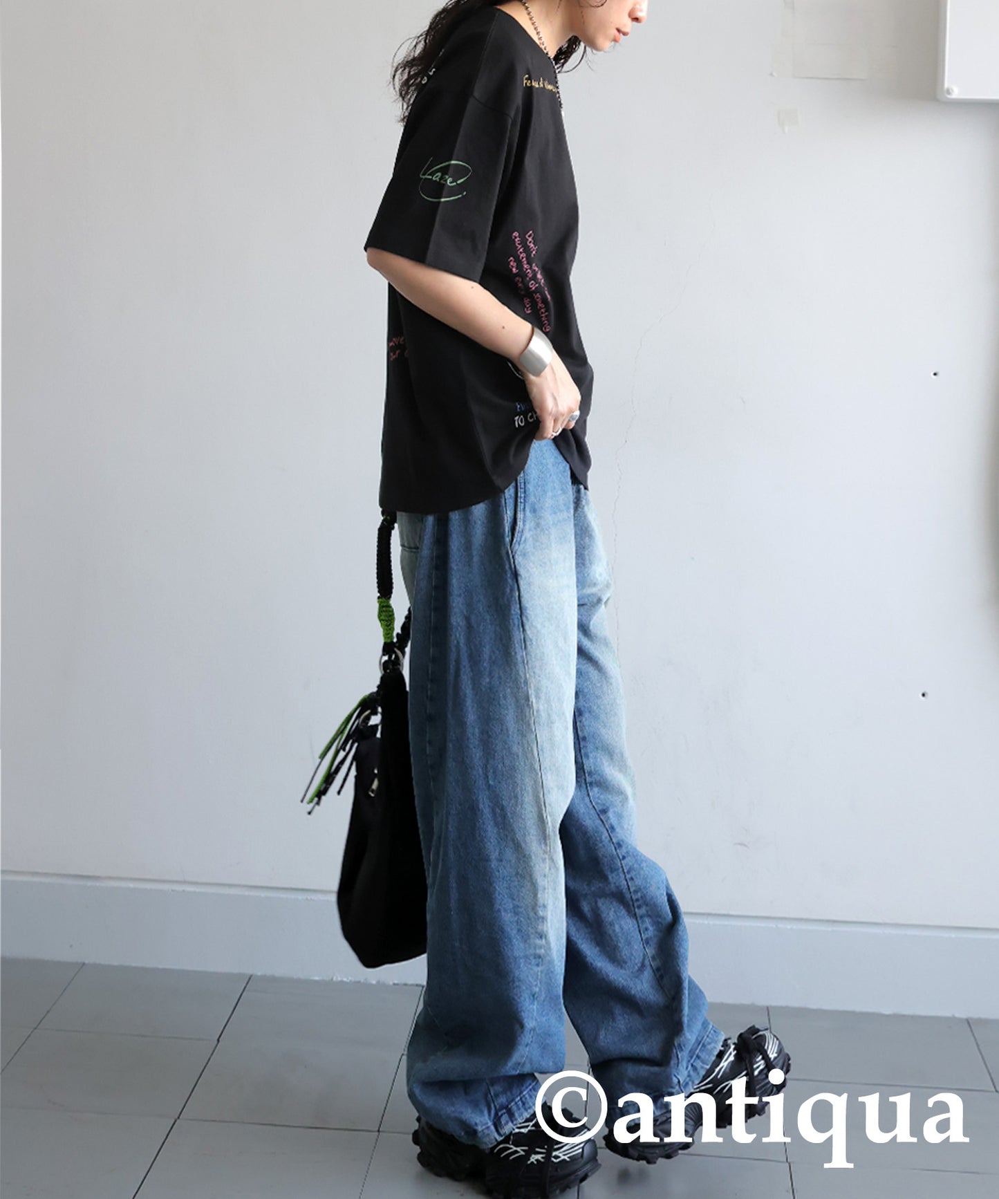 Ladies Logo Photo Print T-Shirt