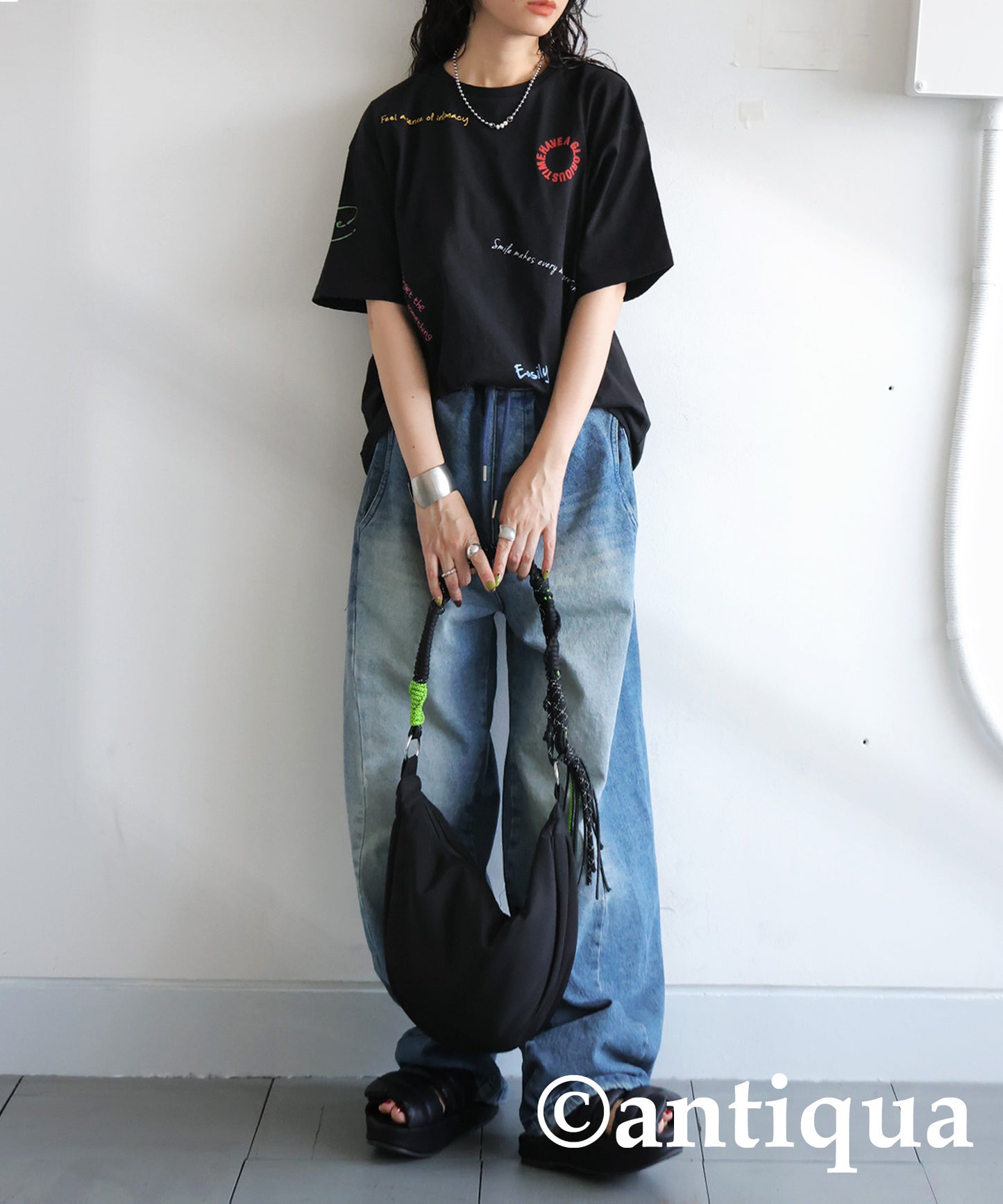 Ladies Logo Photo Print T-Shirt