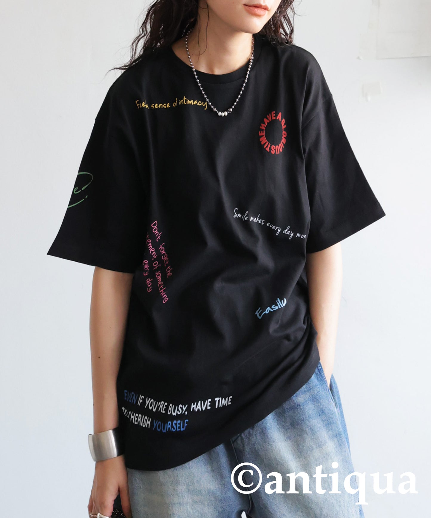 Ladies Logo Photo Print T-Shirt