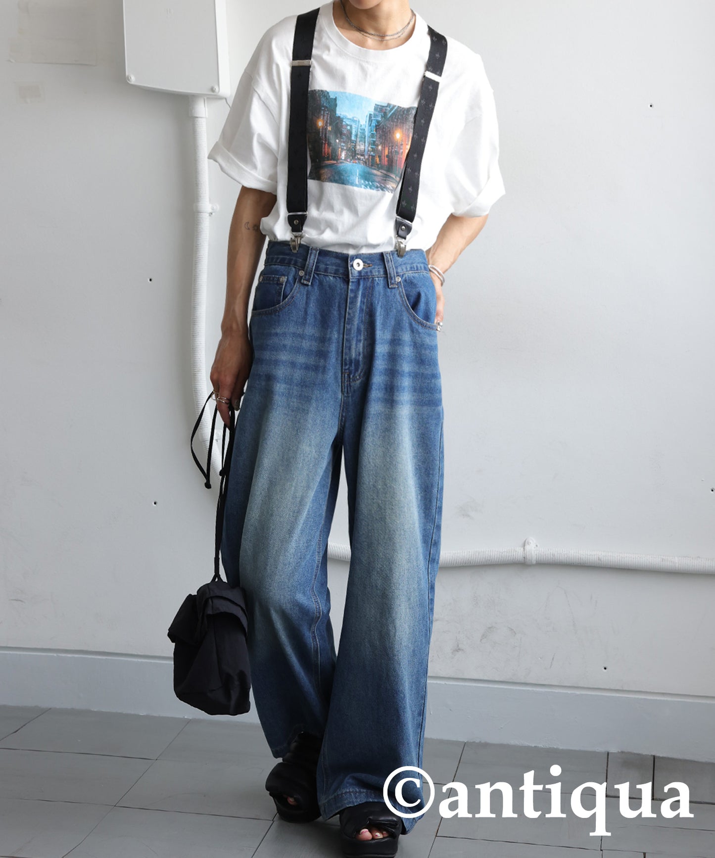 Ladies Logo Photo Print T-Shirt