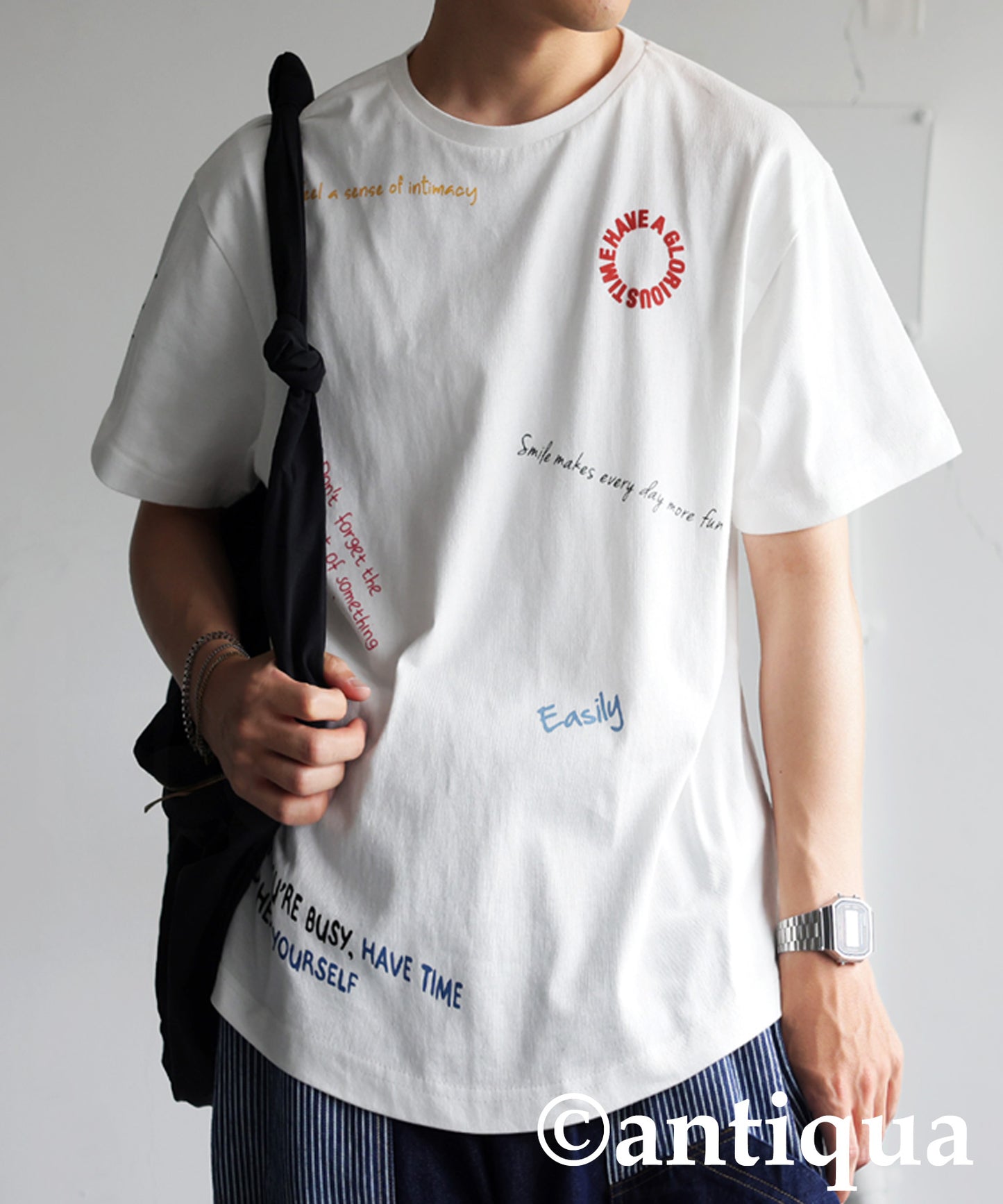 Men's Logo Photo Print T-Shirt