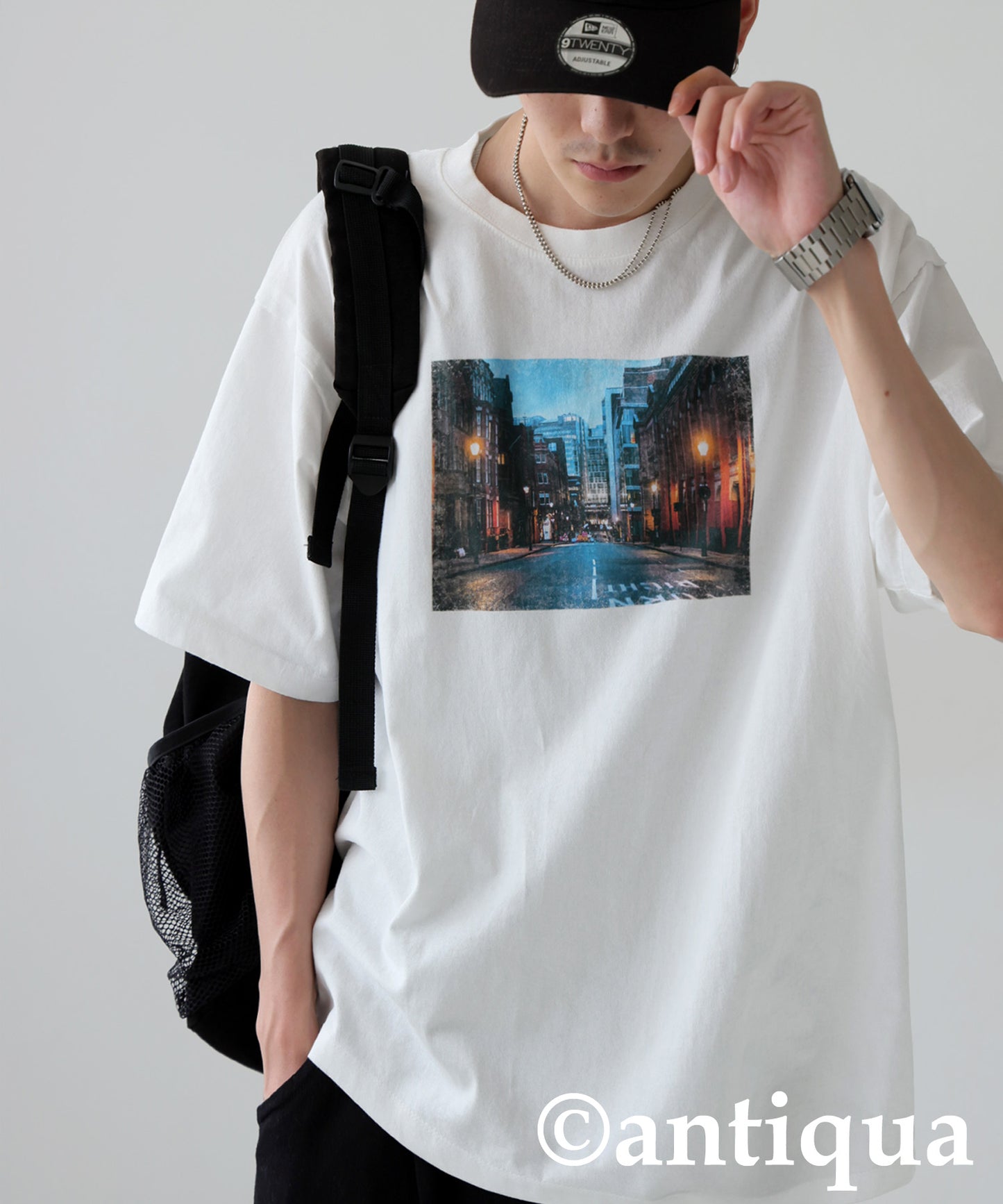 Men's Logo Photo Print T-Shirt