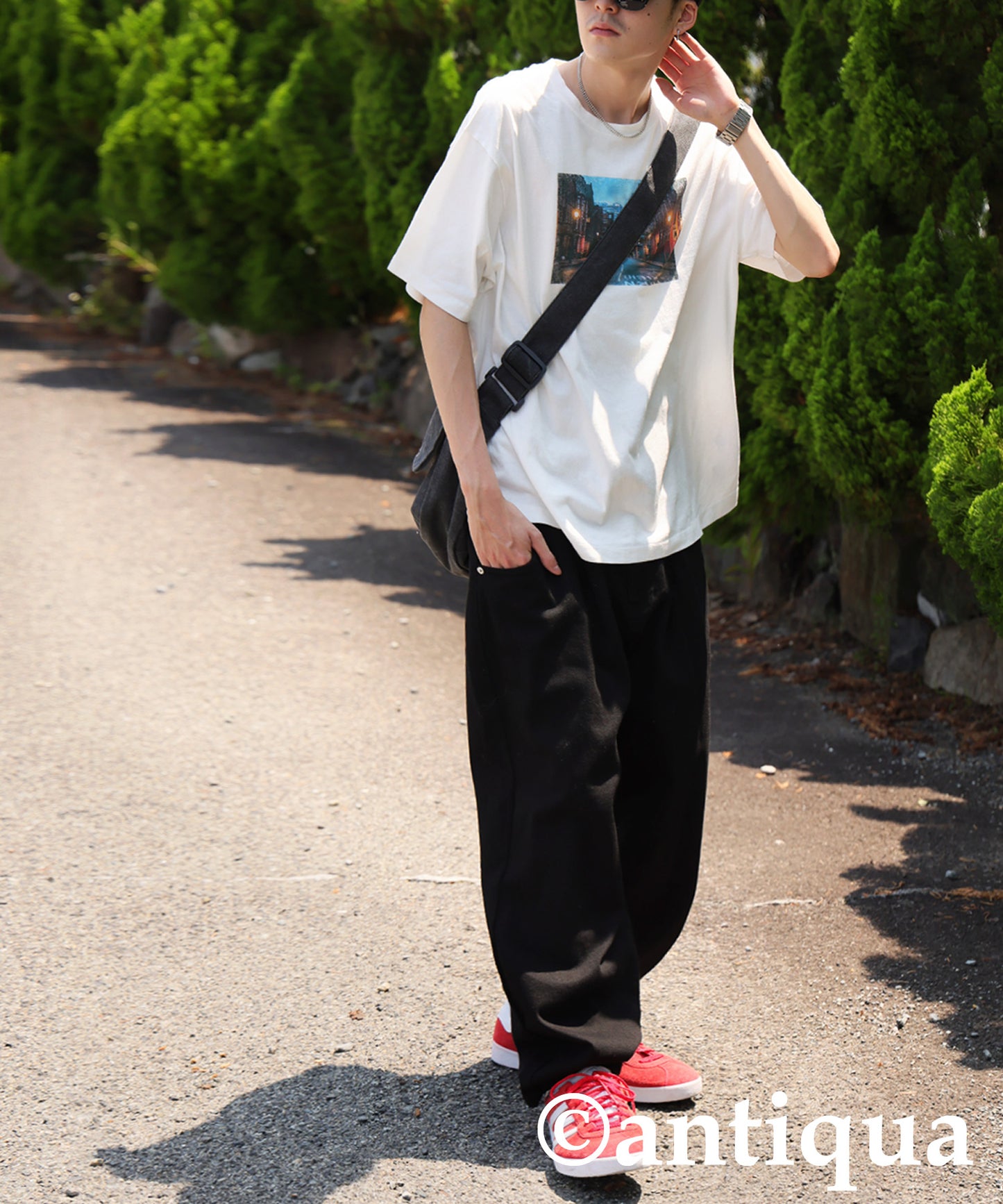 Men's Logo Photo Print T-Shirt