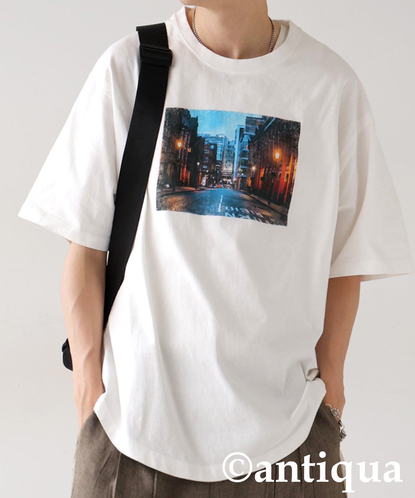 Men's Logo Photo Print T-Shirt