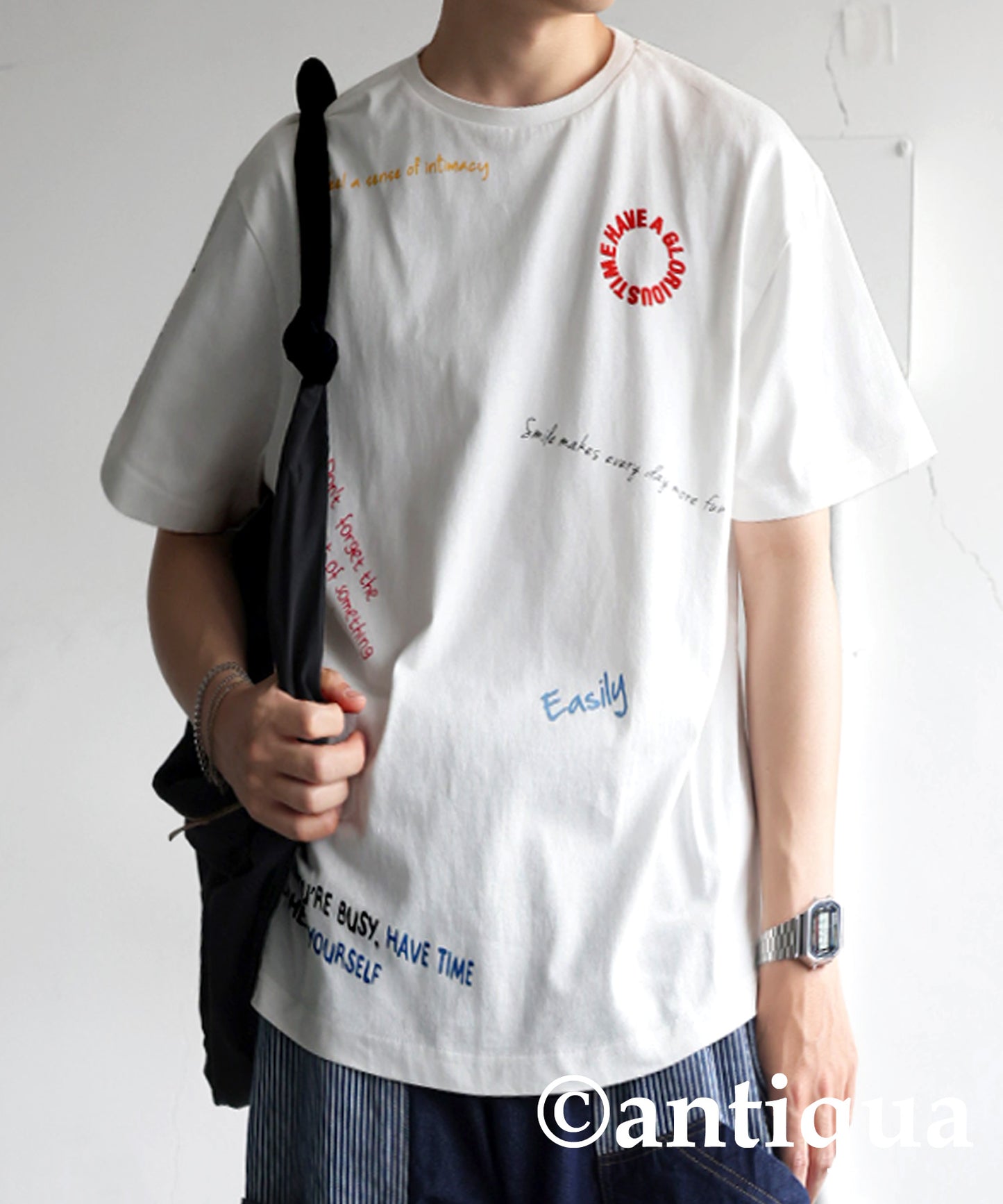 Men's Logo Photo Print T-Shirt