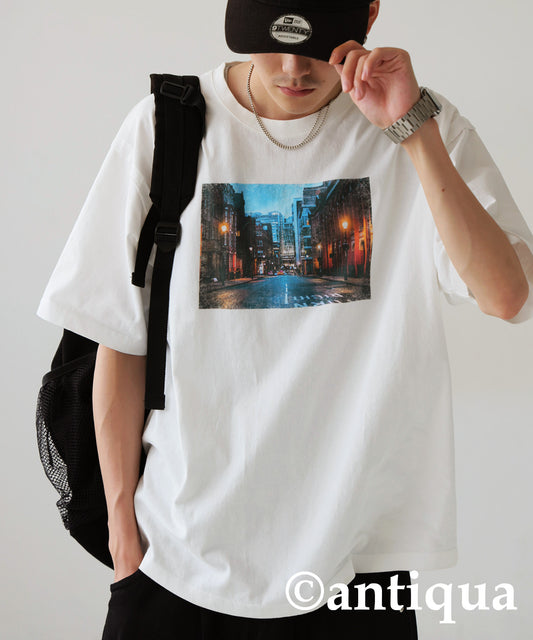 Men's Logo Photo Print T-Shirt