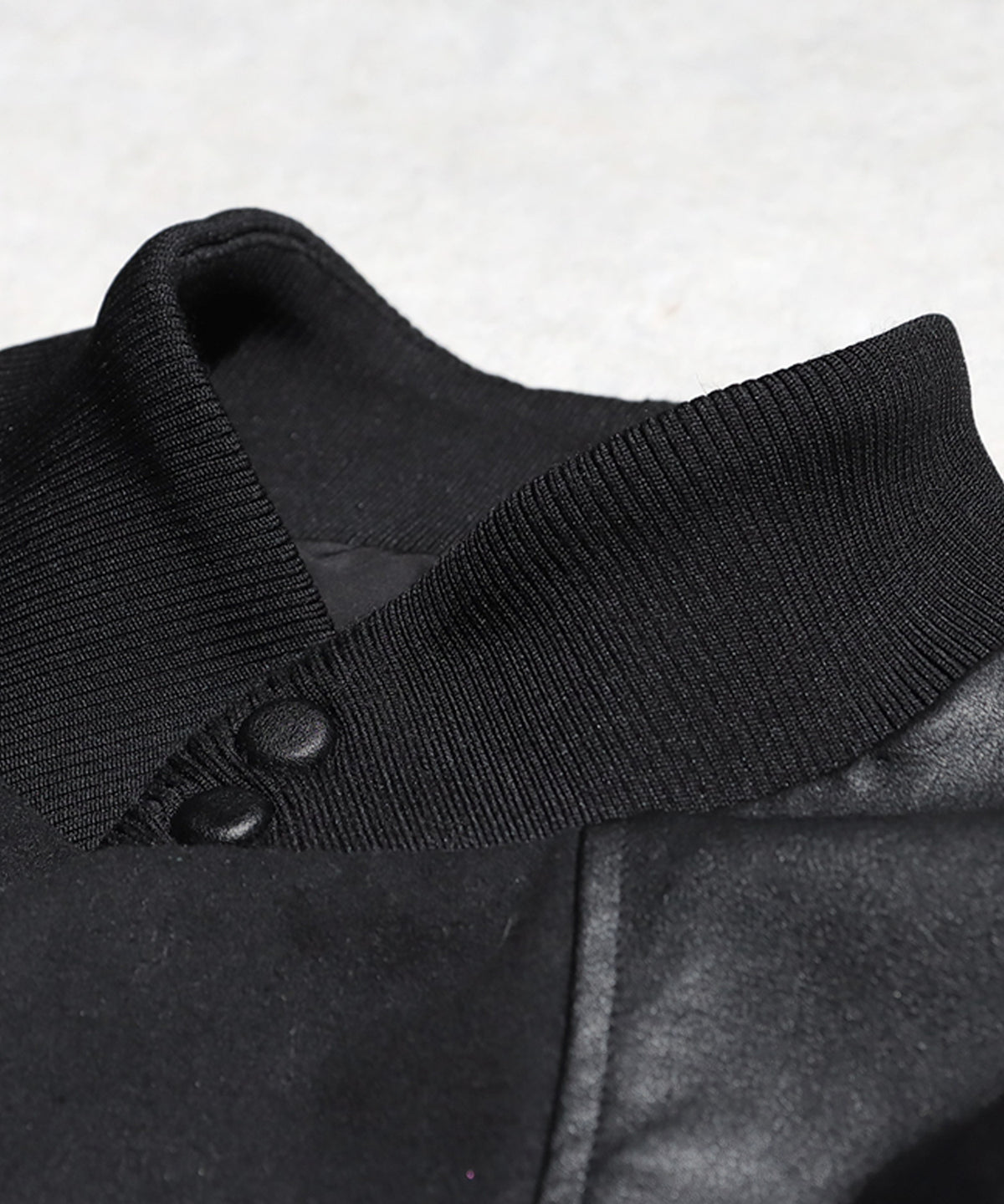 Lether x Melton Panelled Jacket Men's