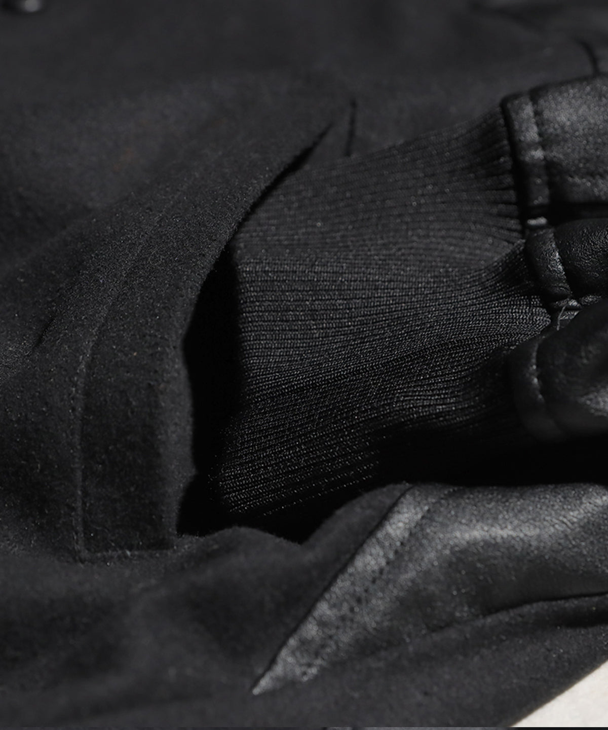 Lether x Melton Panelled Jacket Men's