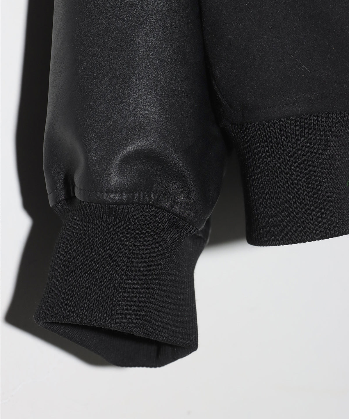 Lether x Melton Panelled Jacket Ladies