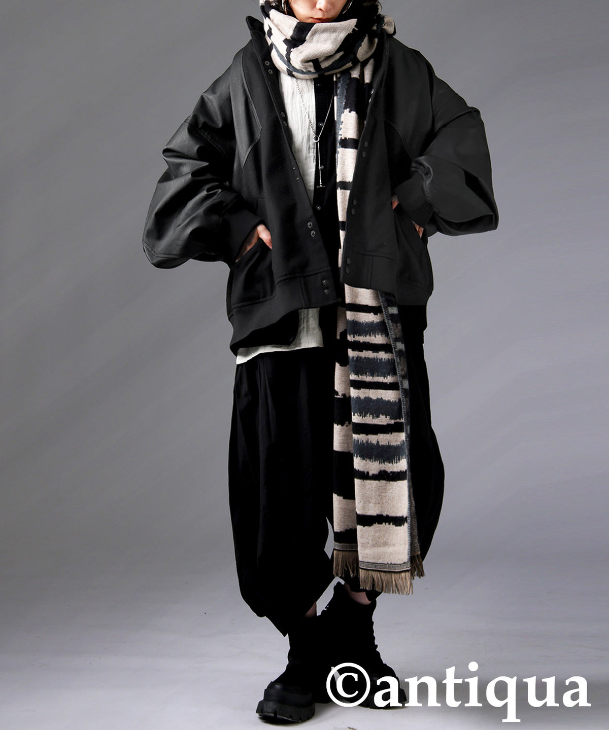 Lether x Melton Panelled Jacket Men's