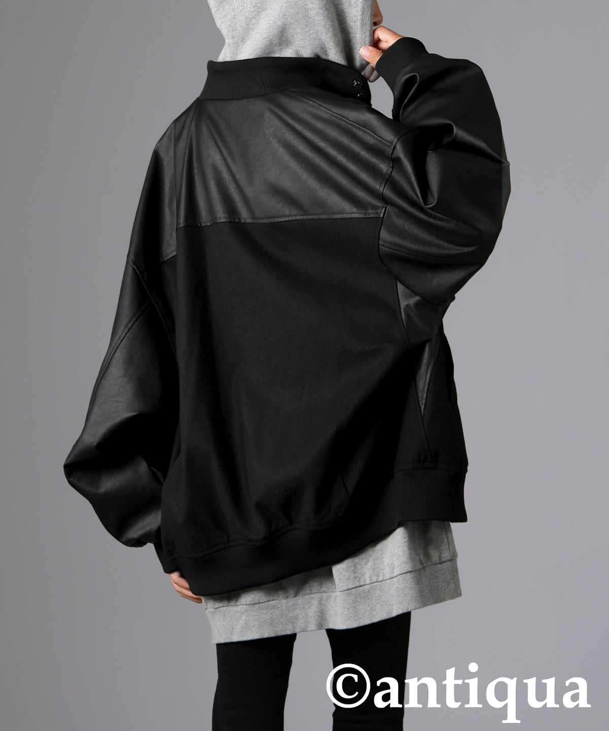 Lether x Melton Panelled Jacket Men's