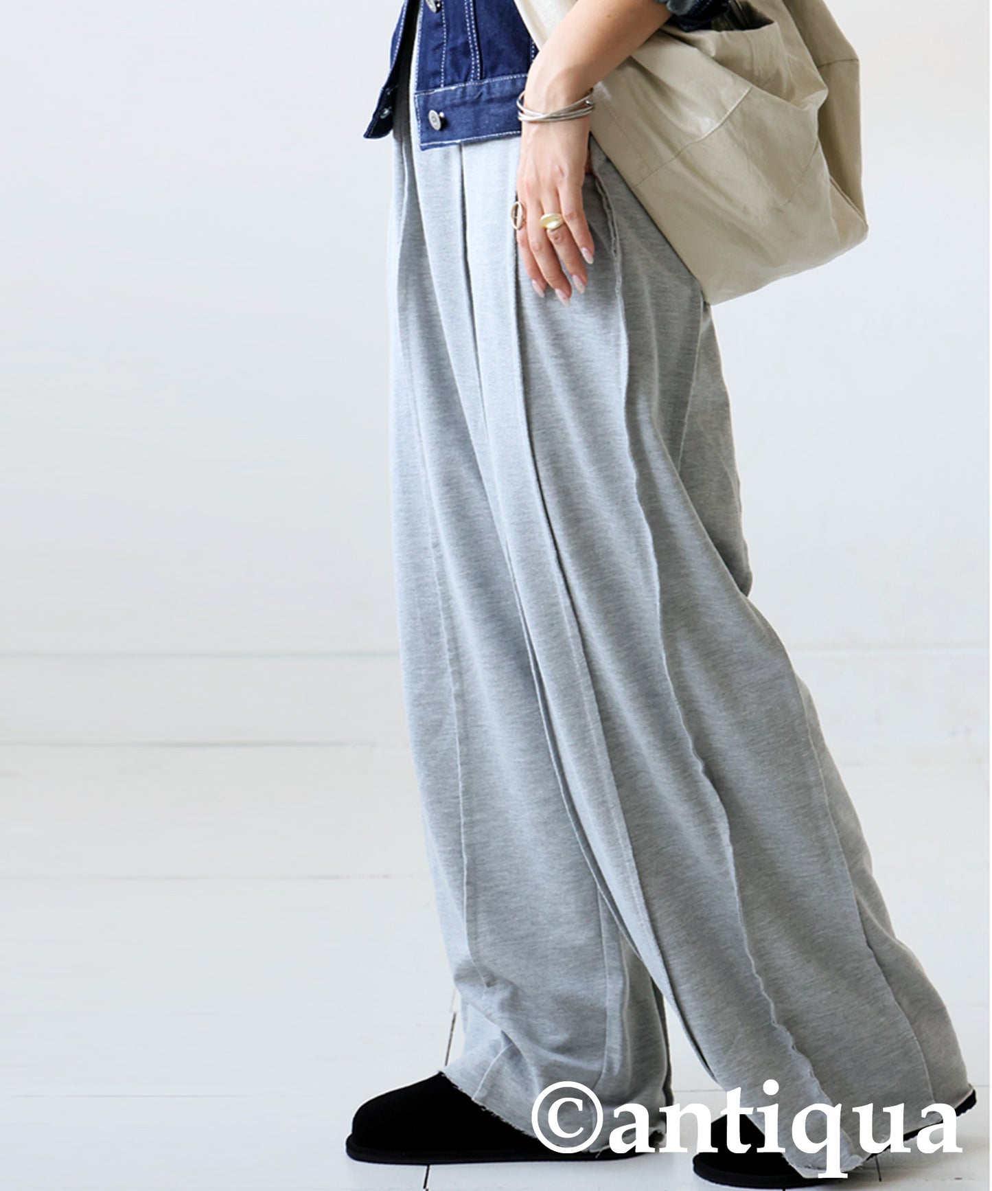 Fleece Wide Pants Ladies