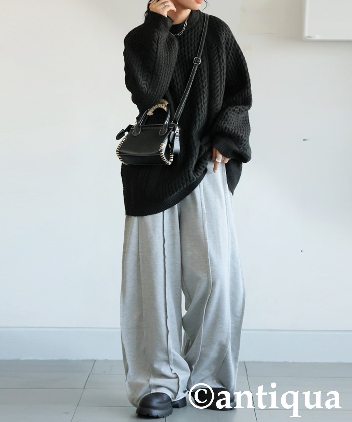 Fleece Wide Pants Ladies