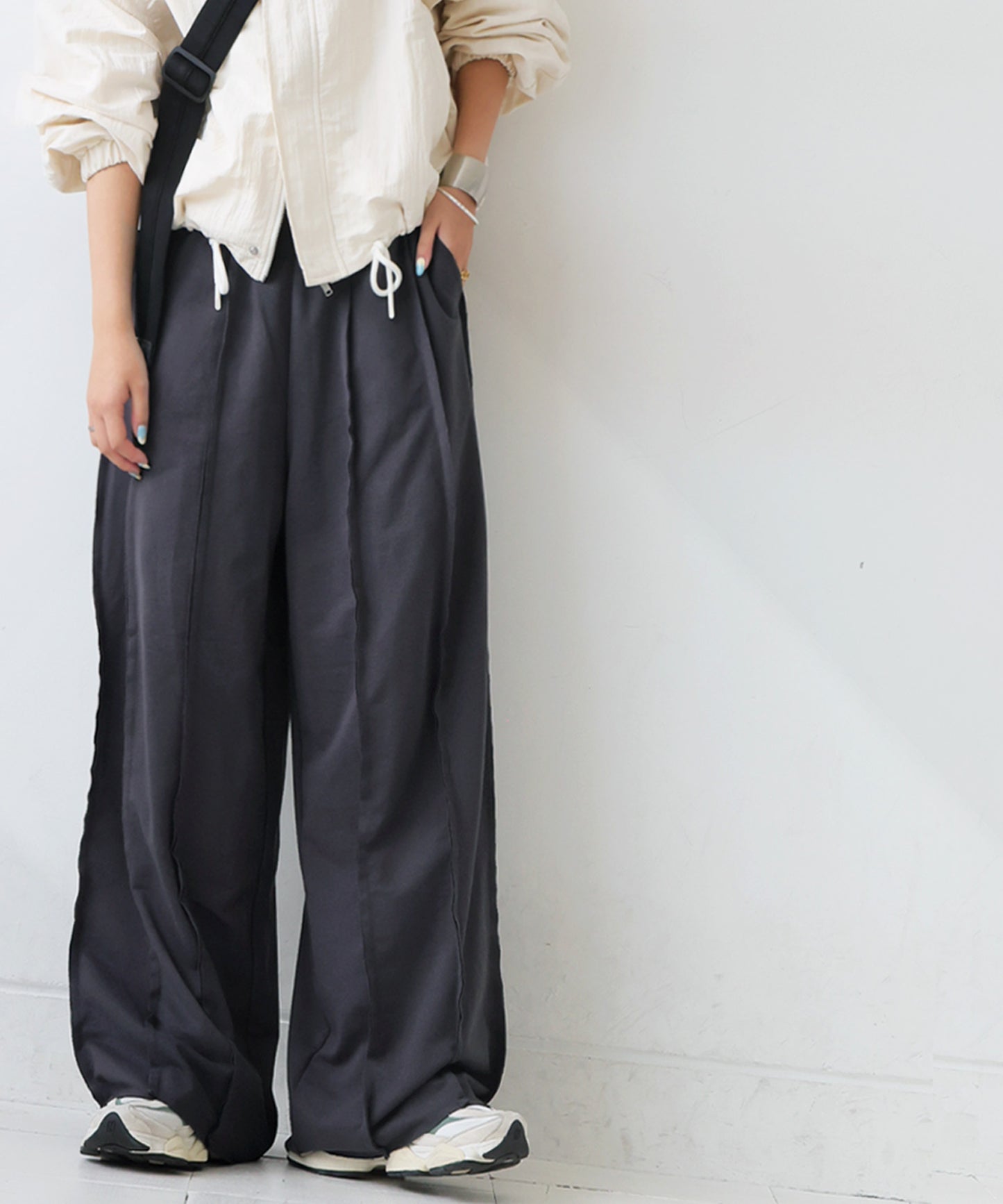 Fleece Wide Pants Ladies