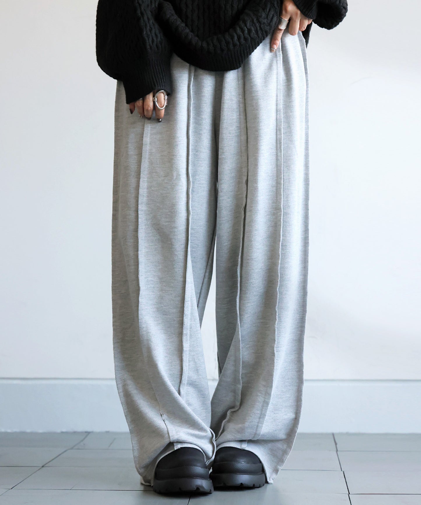 Fleece Wide Pants Ladies