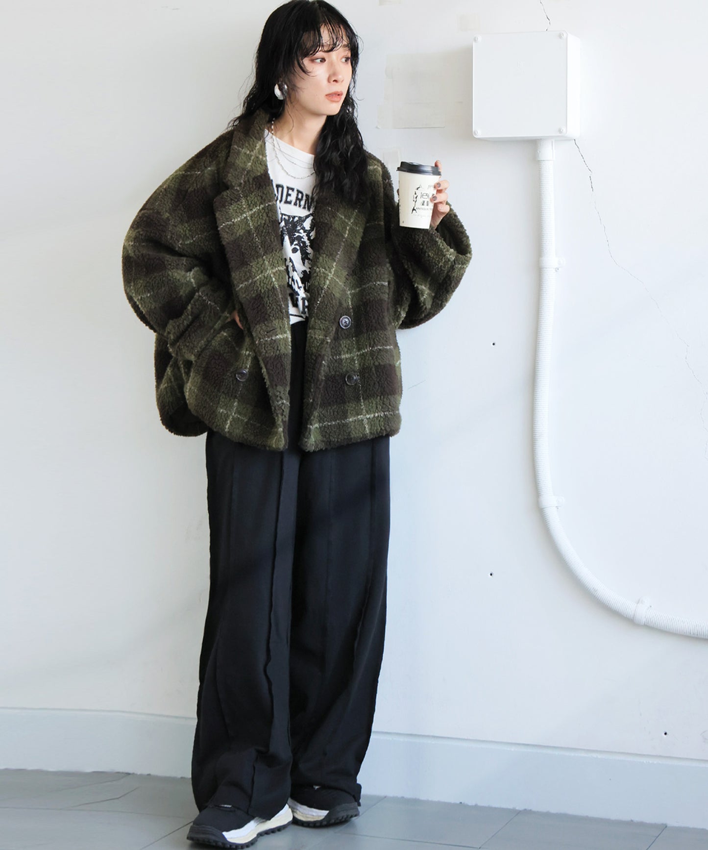 Fleece Wide Pants Ladies