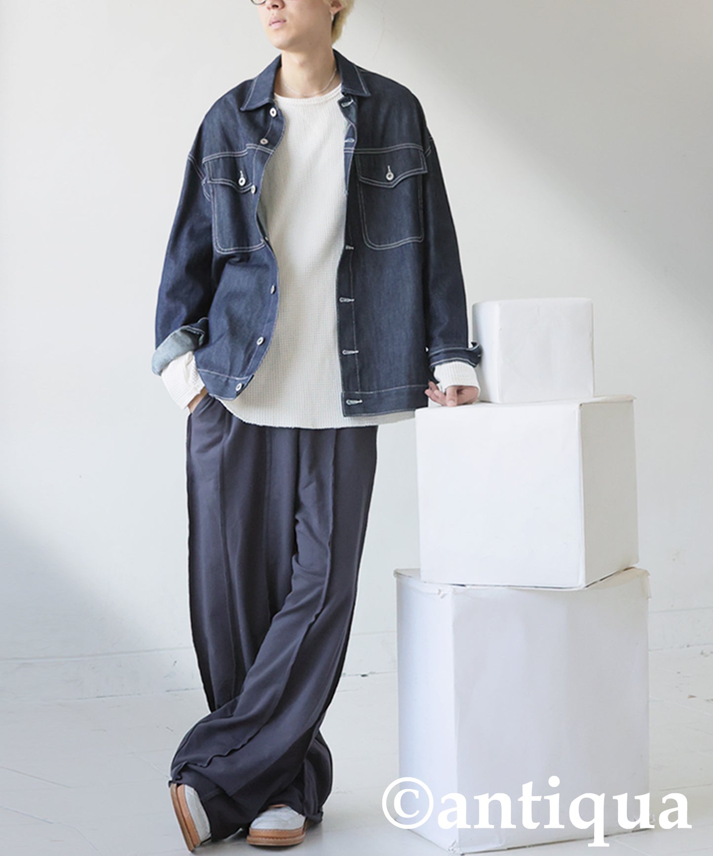 Fleece Wide Pants Men's