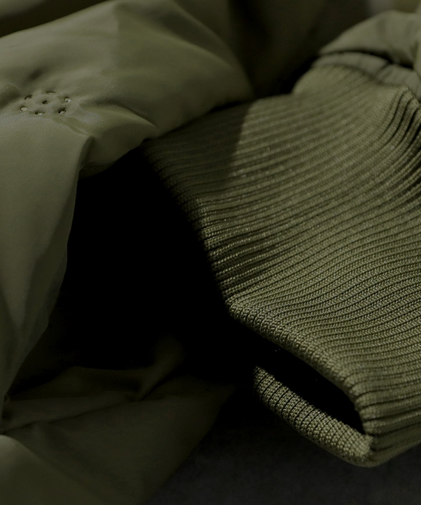 Mixed-Material Quilting Jacket Ladies