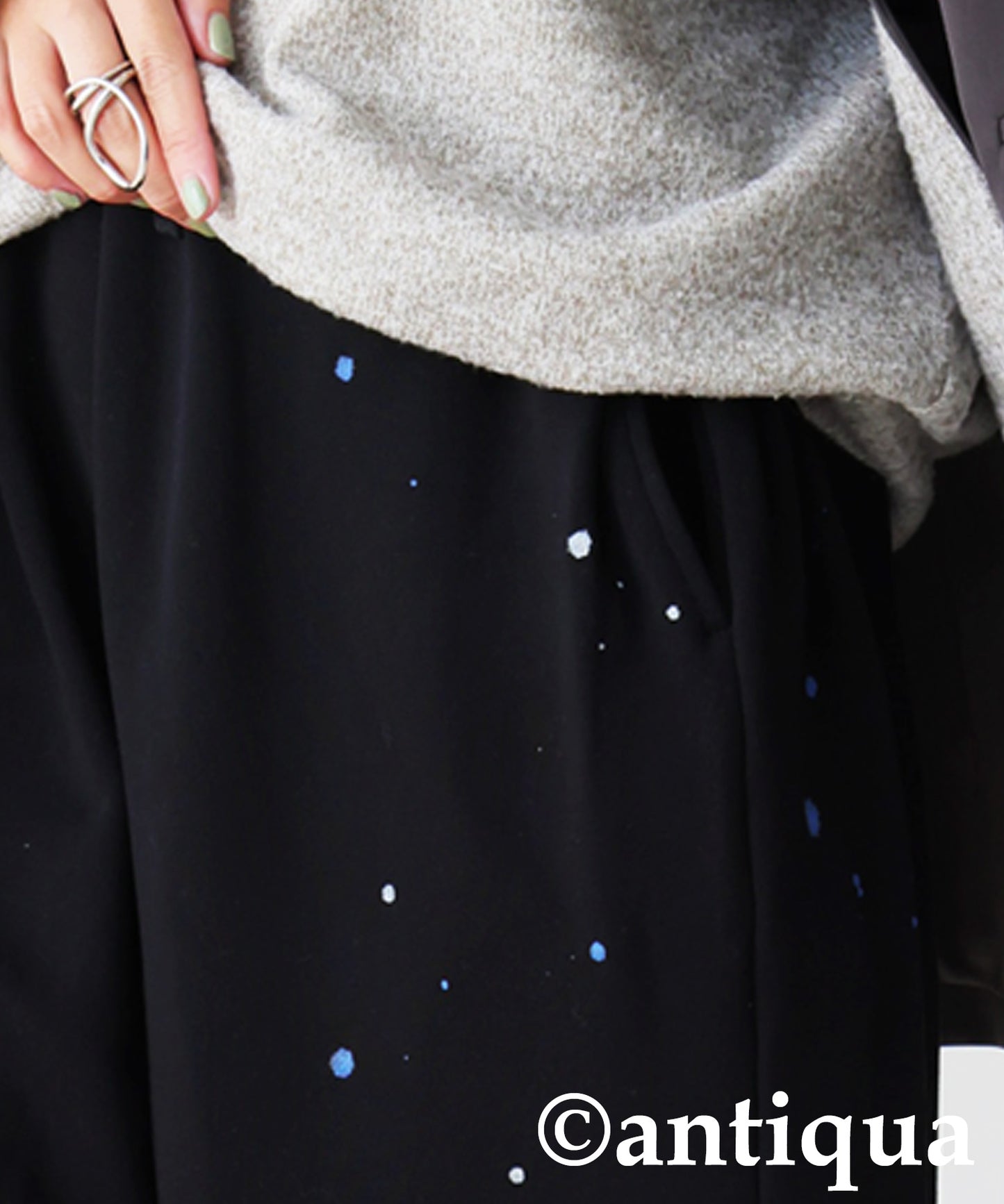 Hand-Painted Fleece Sweatpants Ladies