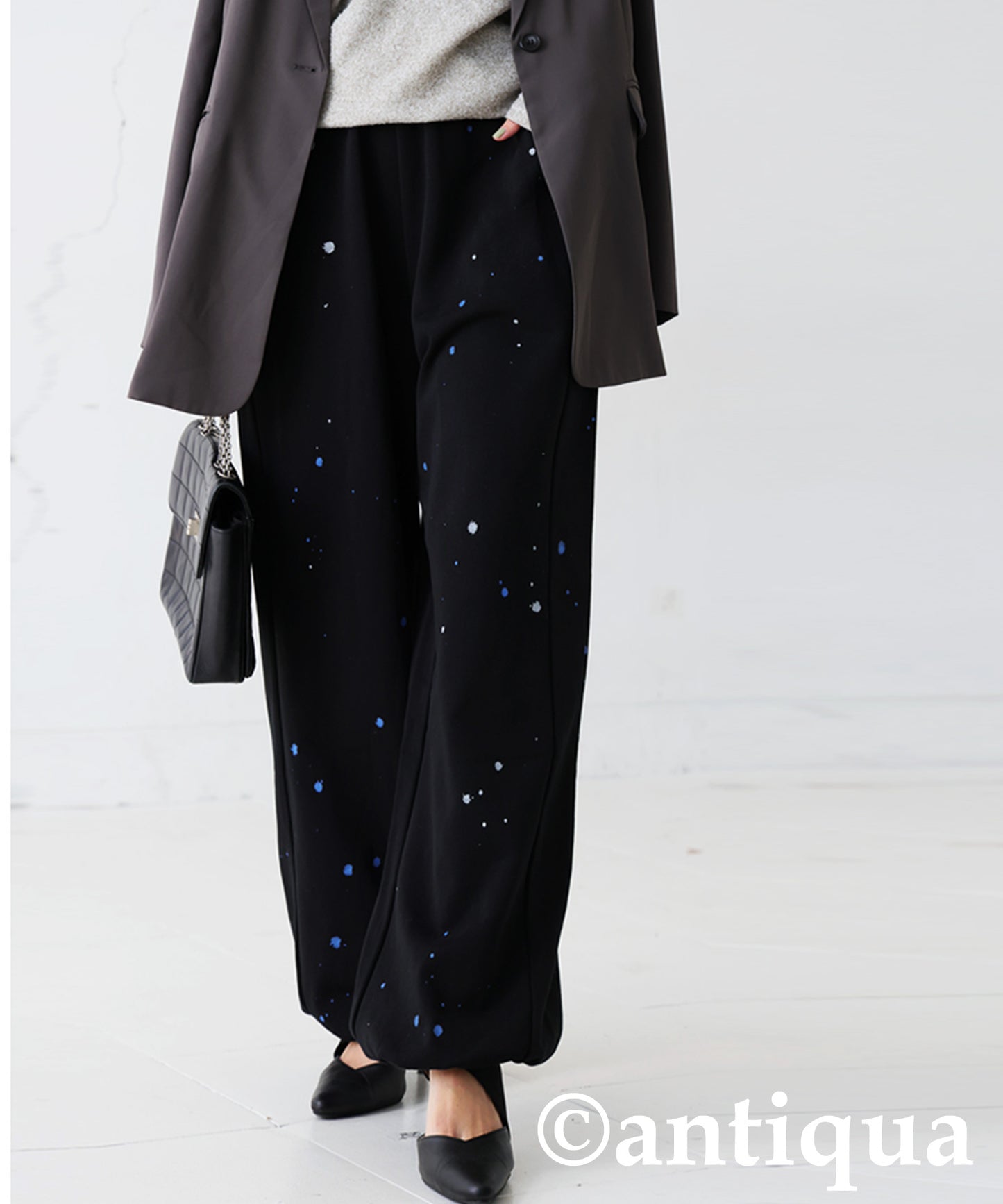 Hand-Painted Fleece Sweatpants Ladies