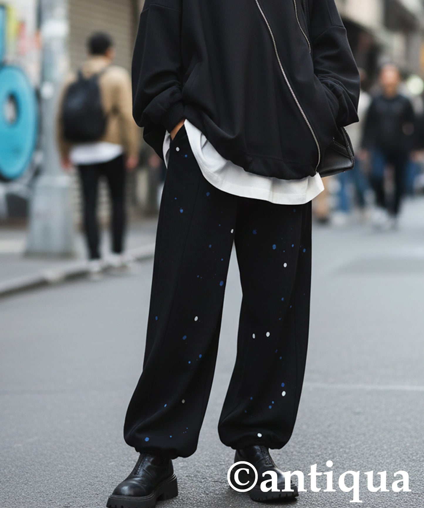 Hand-Painted Fleece Sweatpants Ladies