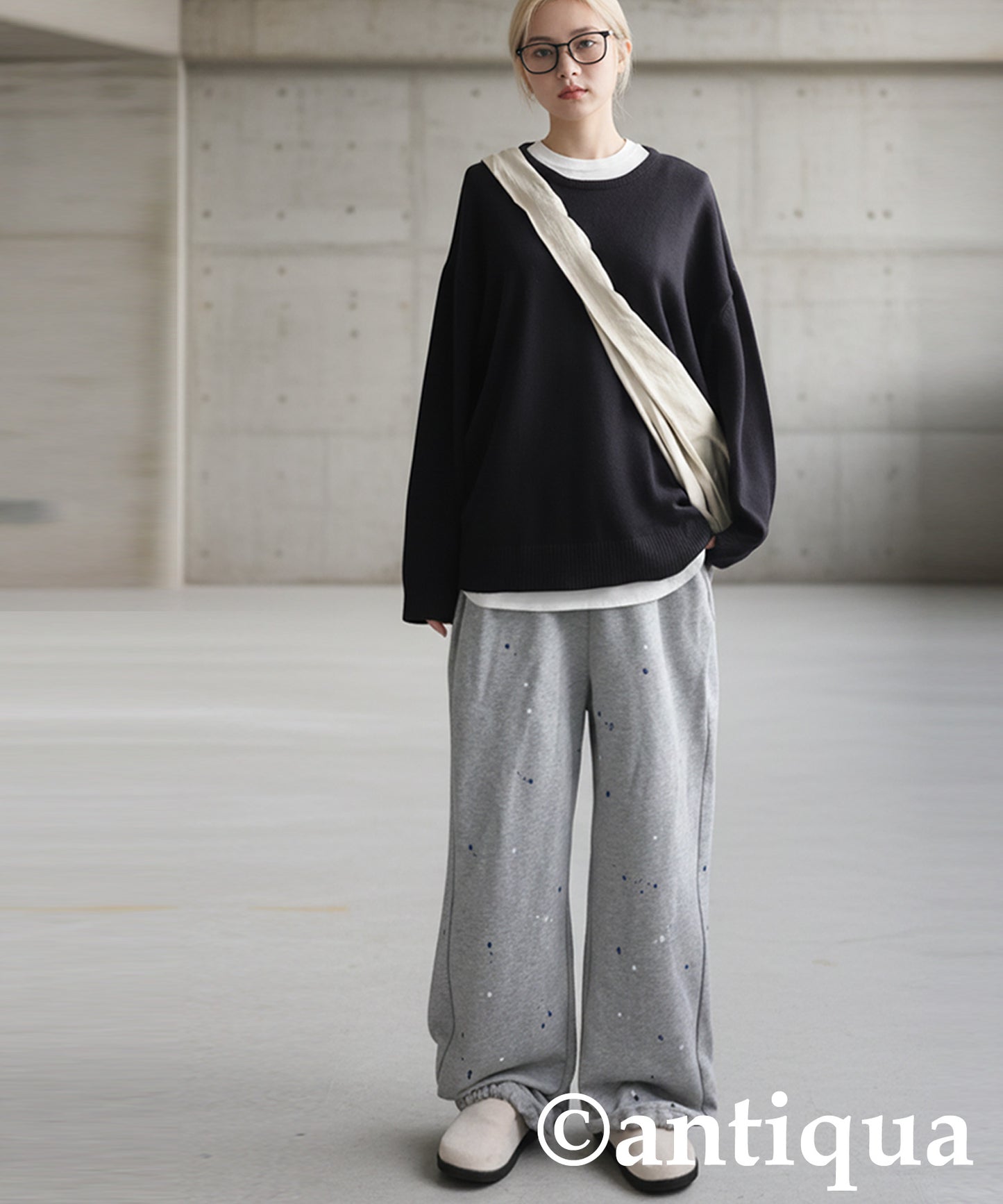 Hand-Painted Fleece Sweatpants Ladies