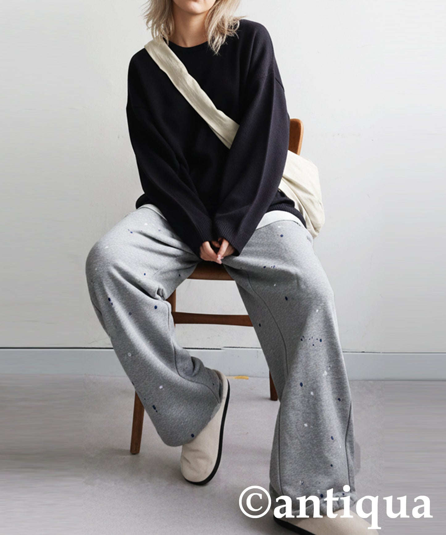 Hand-Painted Fleece Sweatpants Ladies