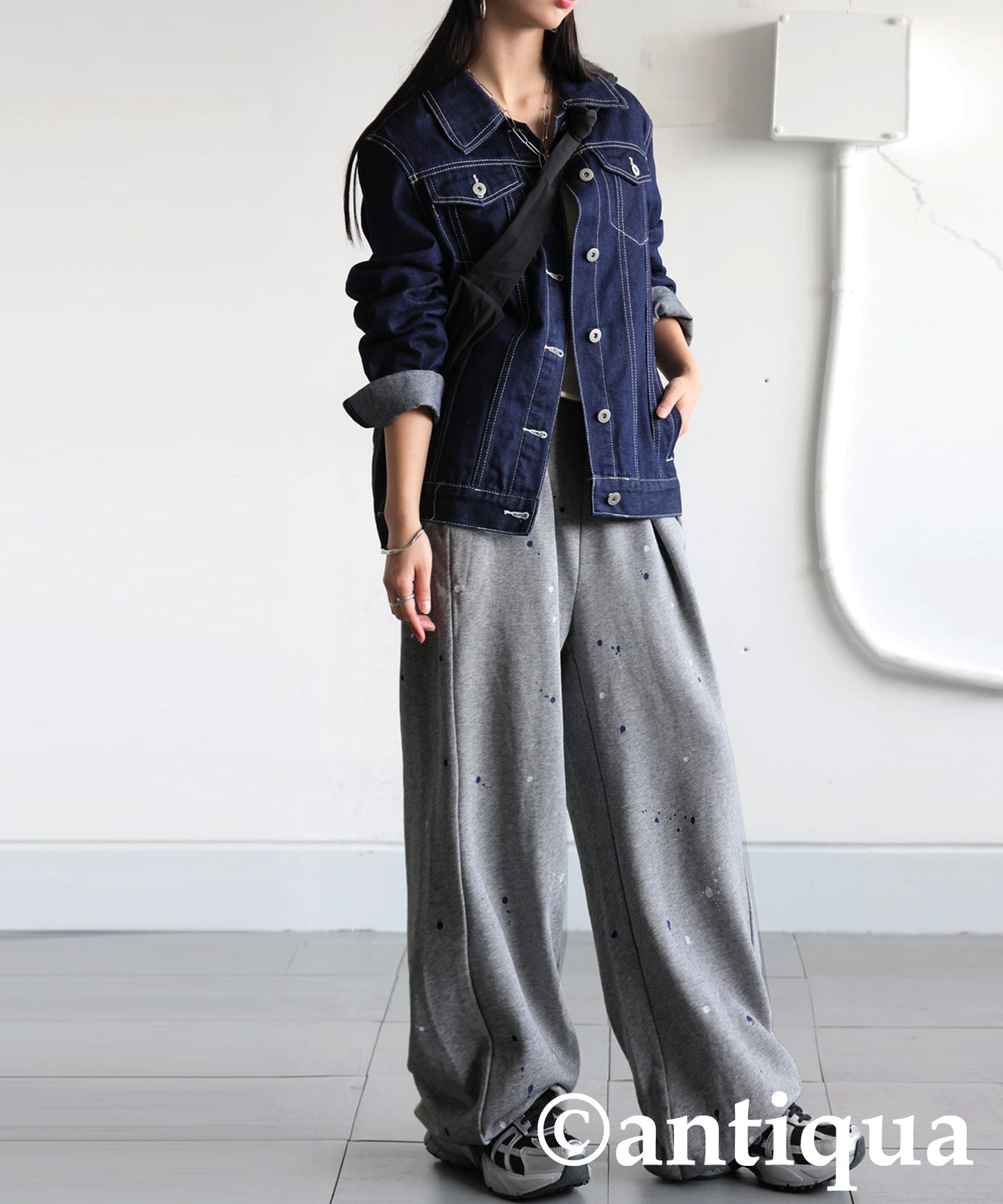 Hand-Painted Fleece Sweatpants Ladies