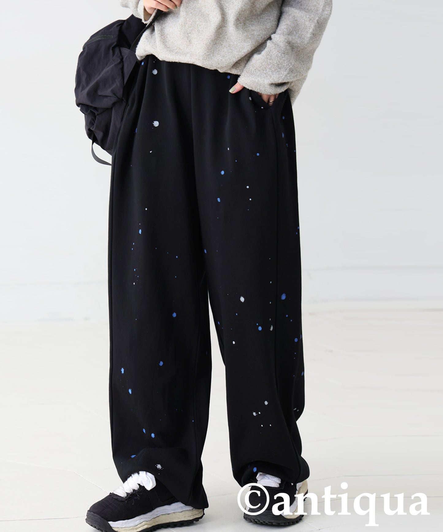 Hand-Painted Fleece Sweatpants Ladies
