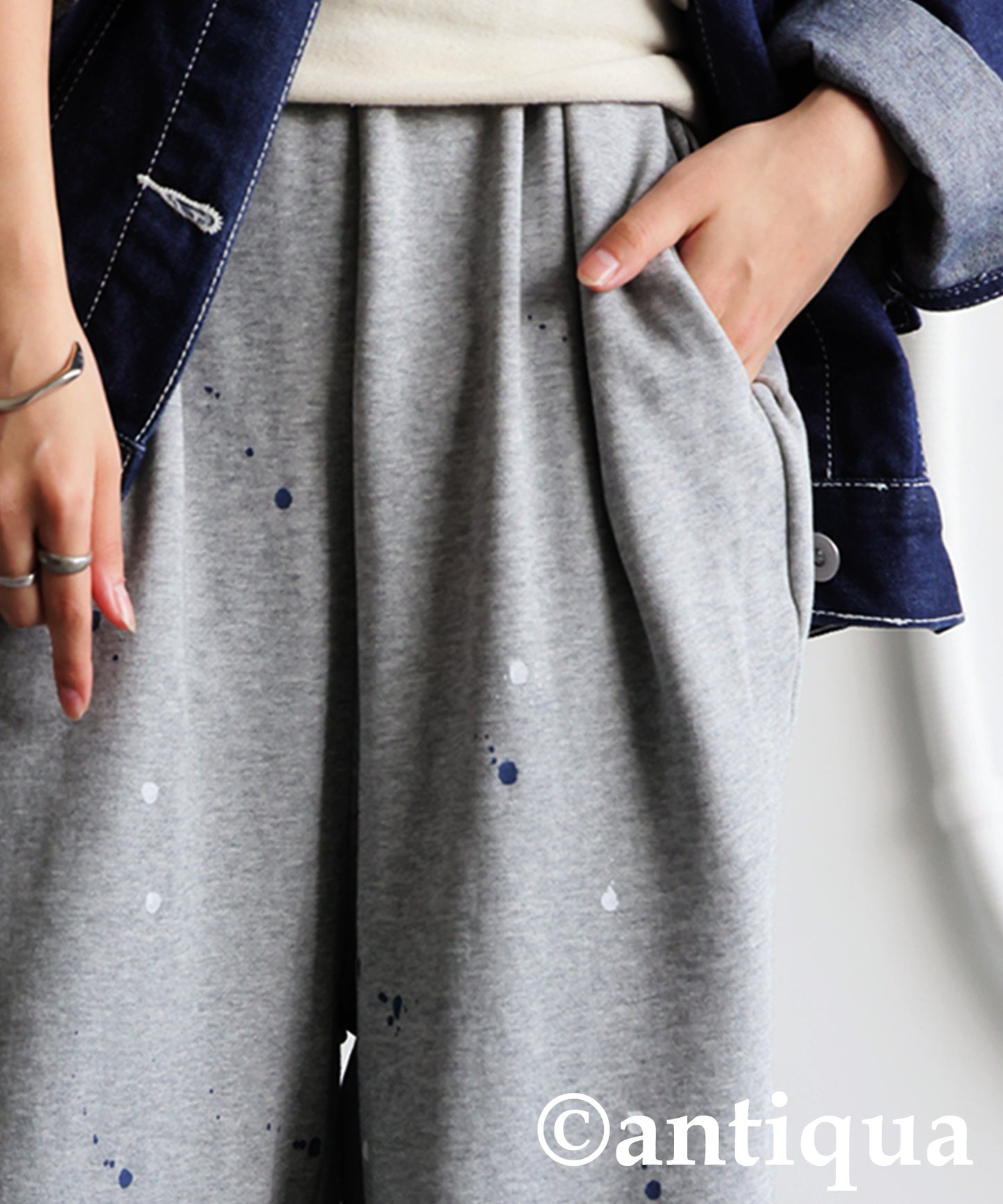 Hand-Painted Fleece Sweatpants Ladies