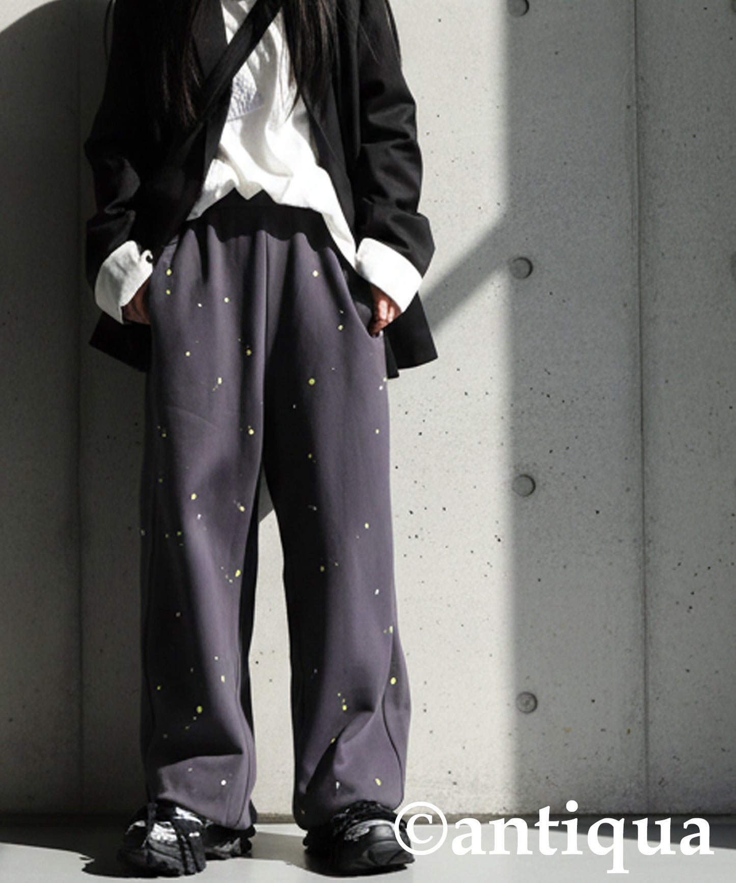 Hand-Painted Fleece Sweatpants Ladies