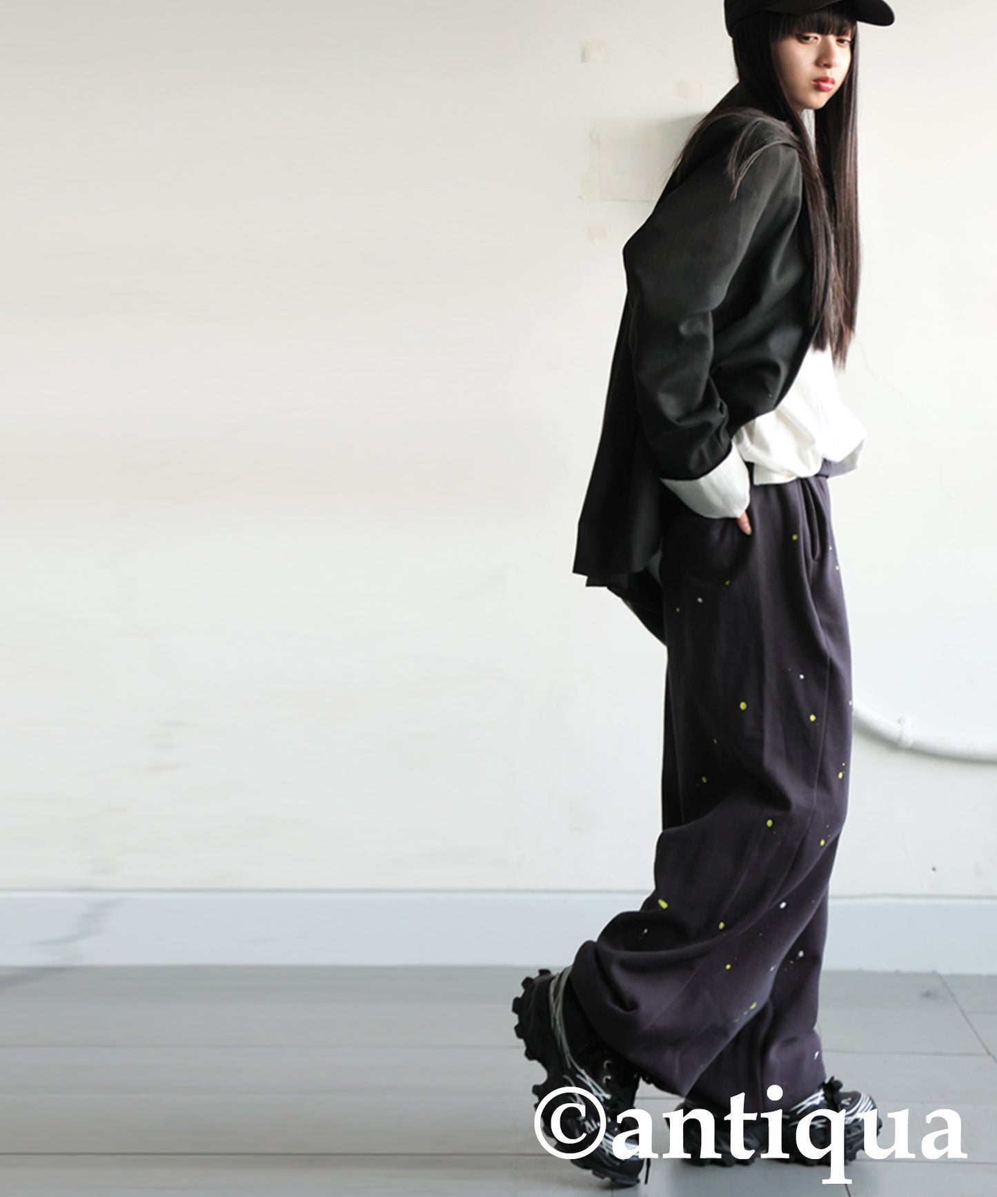 Hand-Painted Fleece Sweatpants Ladies