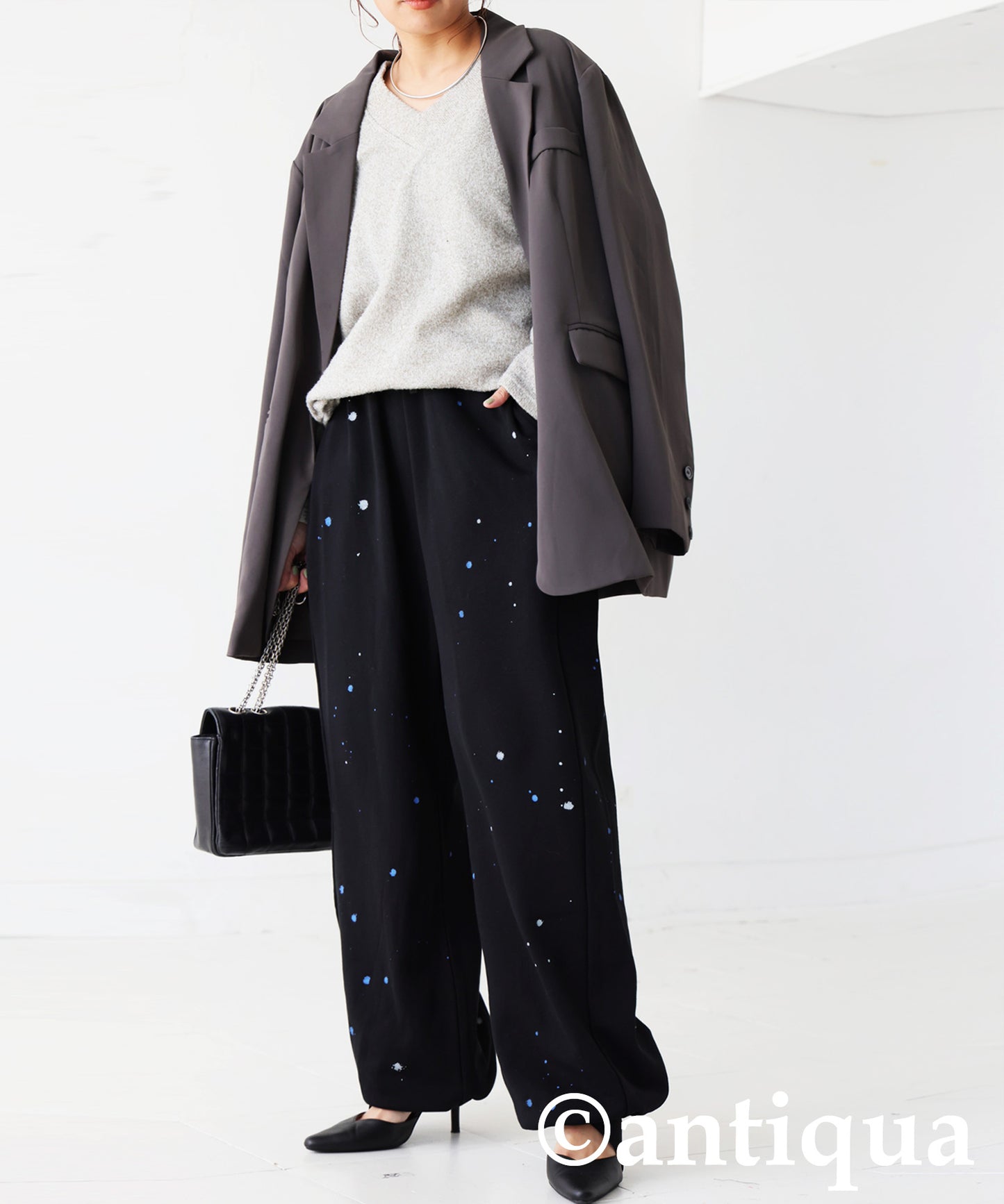 Hand-Painted Fleece Sweatpants Ladies