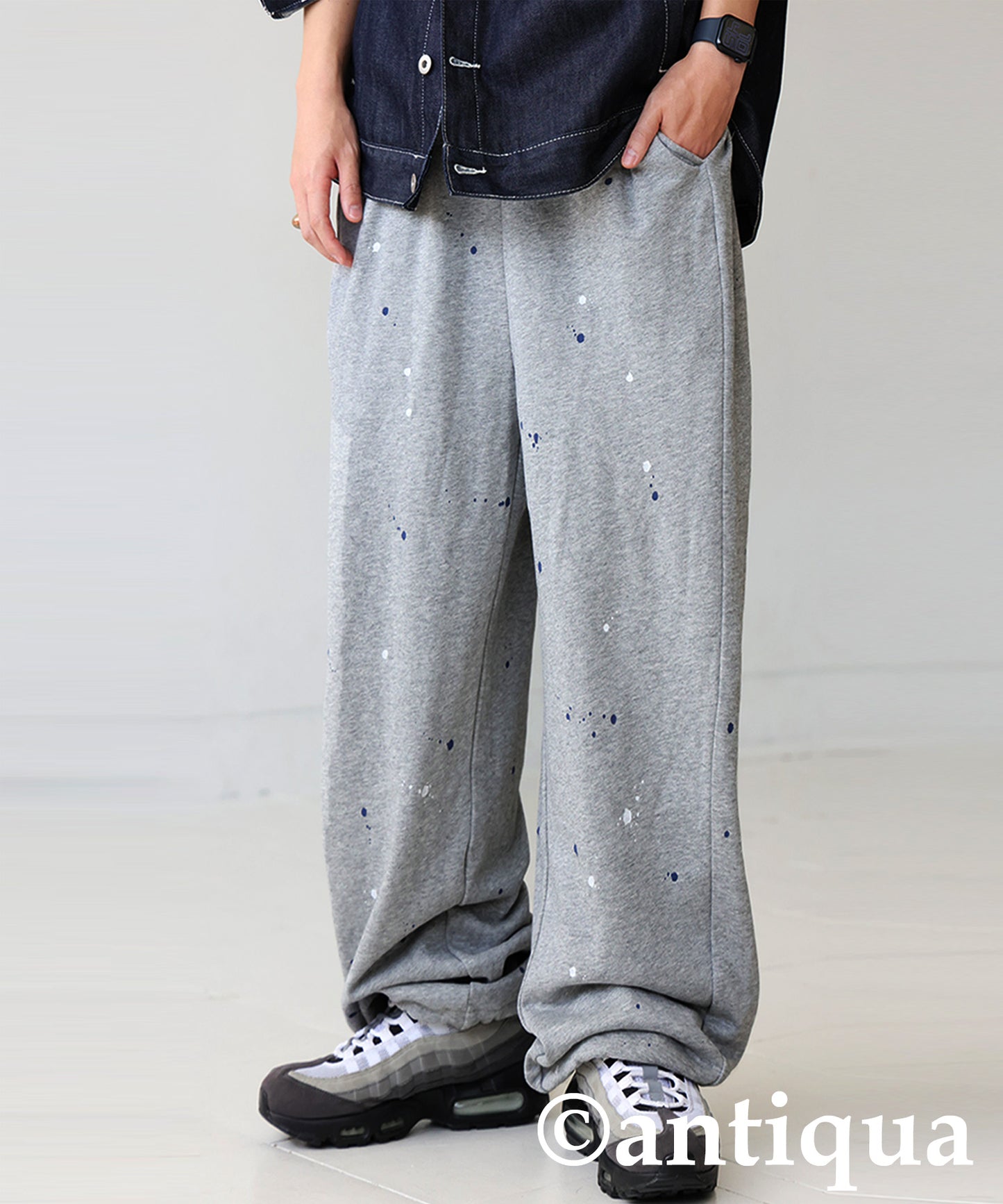 Hand-Painted Fleece Sweat pants Men's