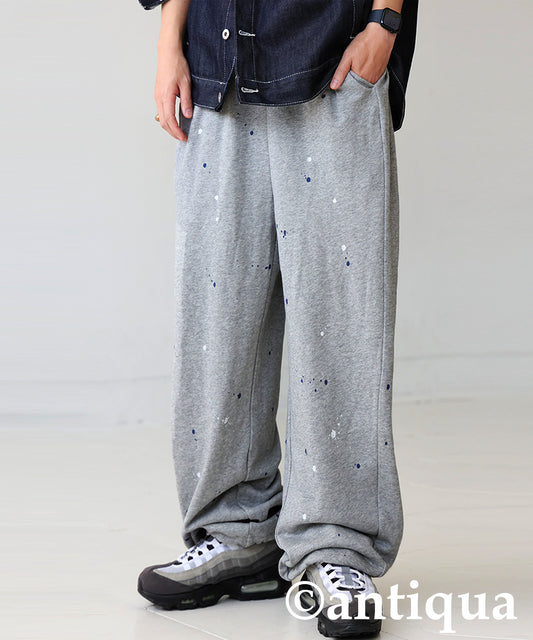 Hand-Painted Fleece Sweat pants Men's