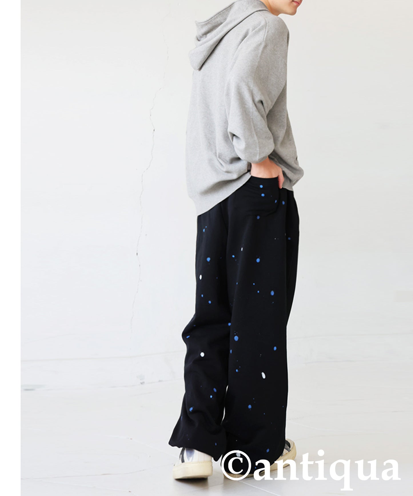 Hand-Painted Fleece Sweat pants Men's