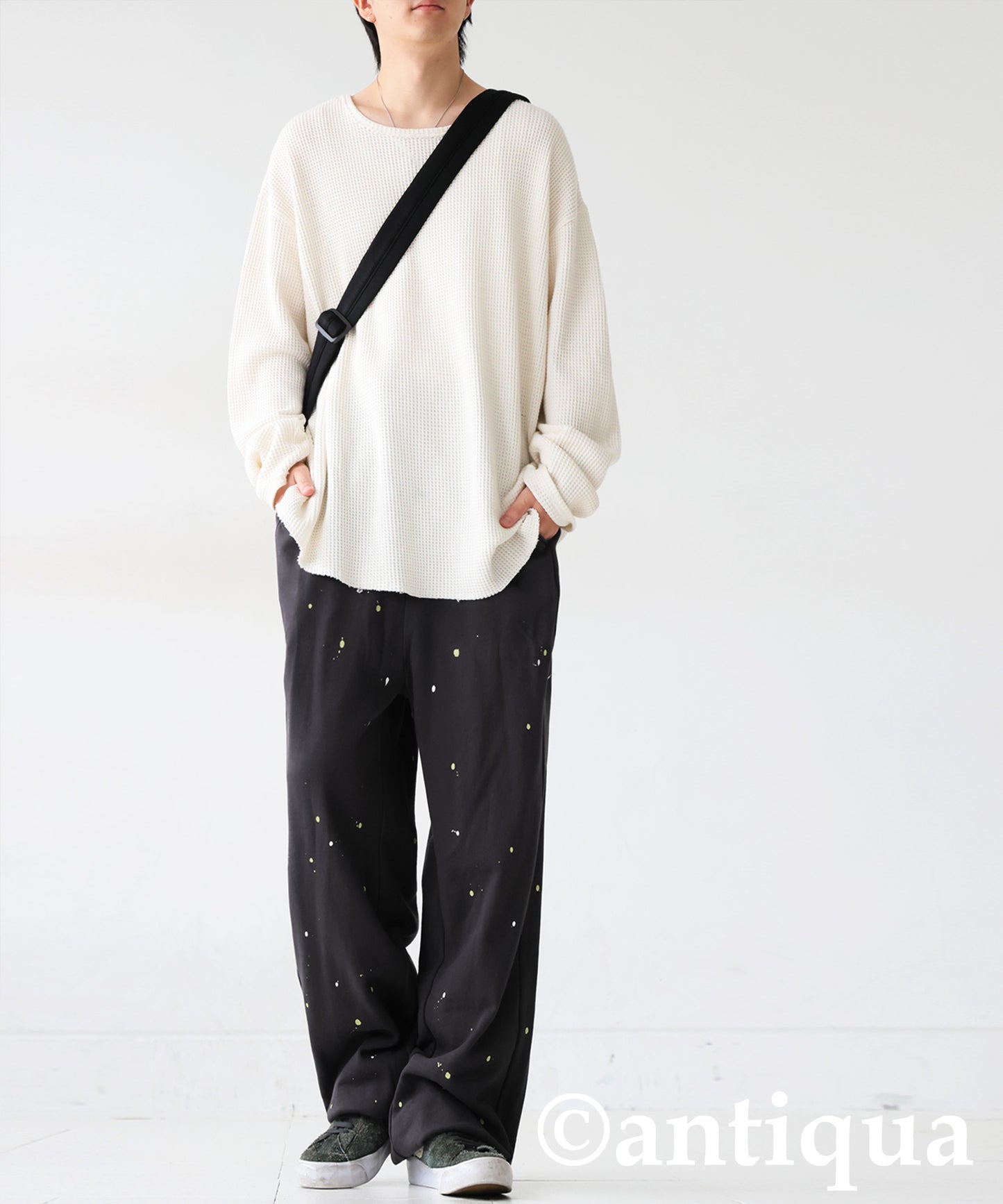 Hand-Painted Fleece Sweat pants Men's