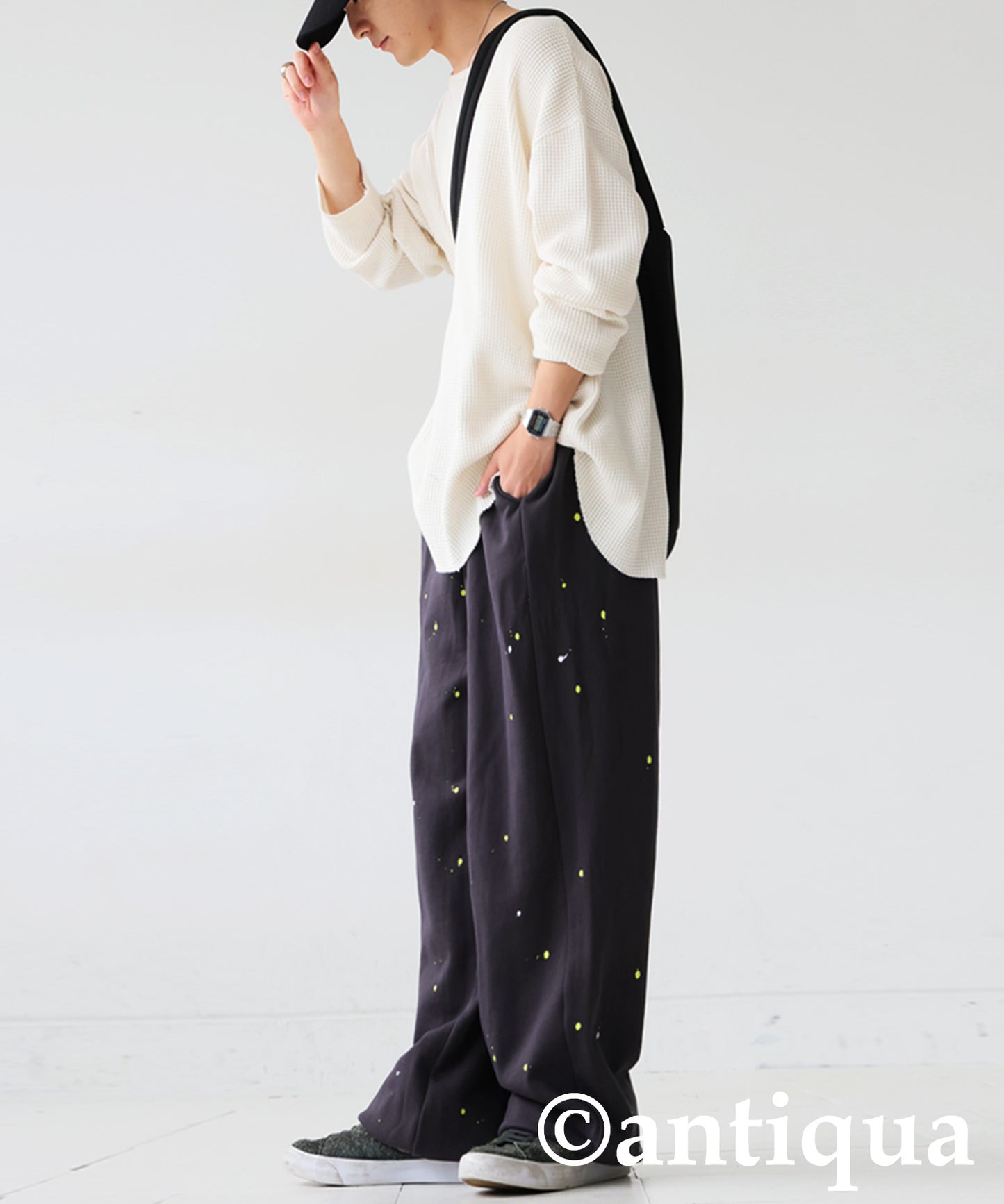 Hand-Painted Fleece Sweat pants Men's