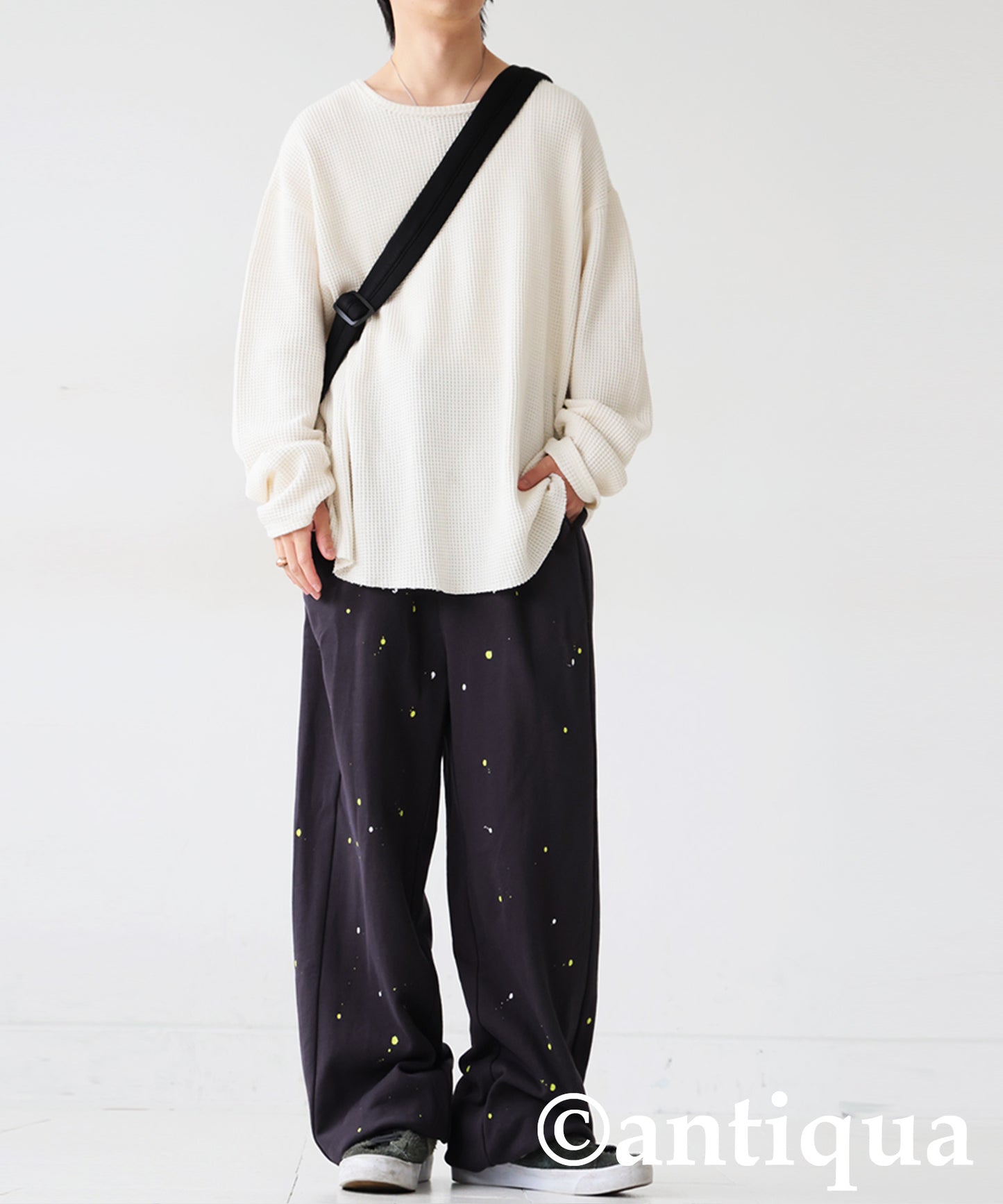 Hand-Painted Fleece Sweat pants Men's