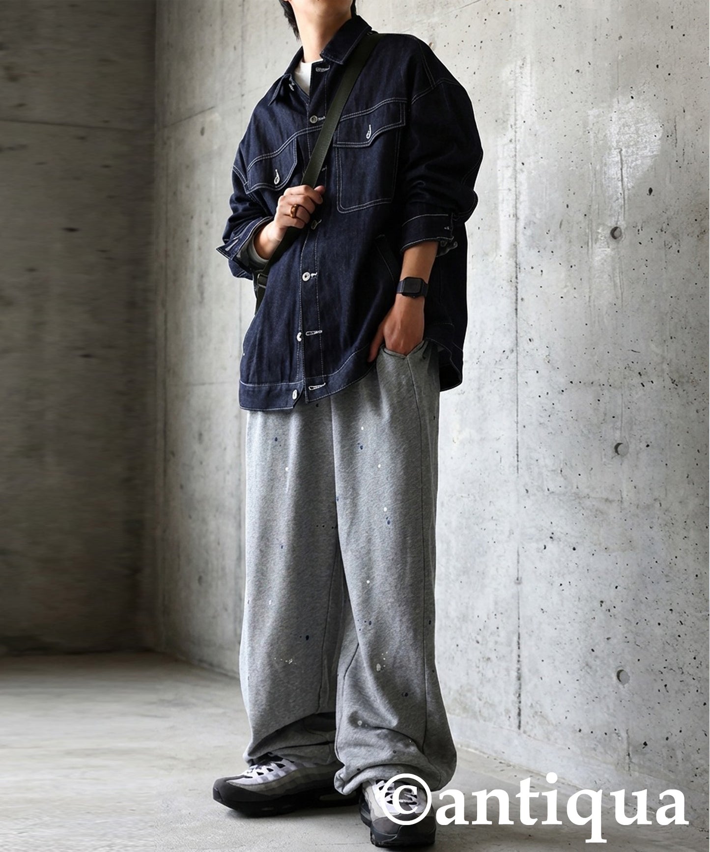 Hand-Painted Fleece Sweat pants Men's