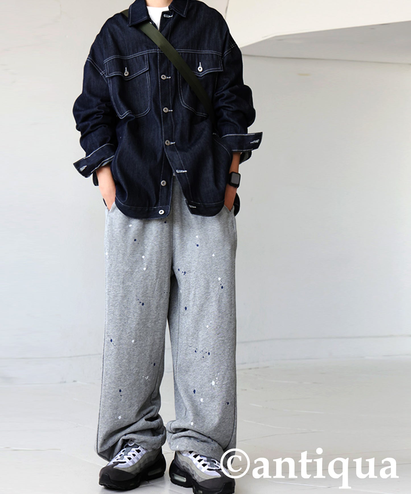 Hand-Painted Fleece Sweat pants Men's