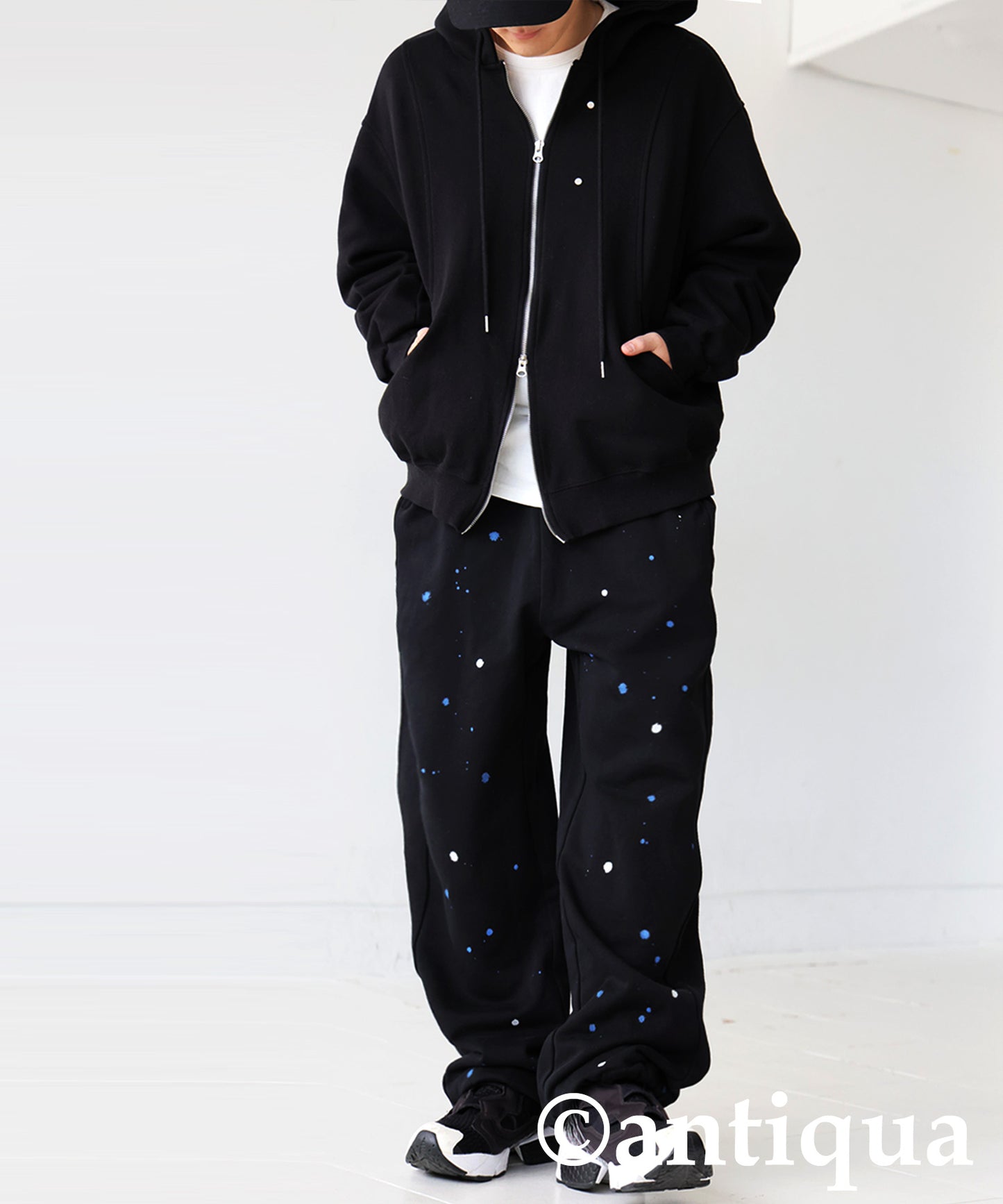 Hand-Painted Fleece Sweat pants Men's