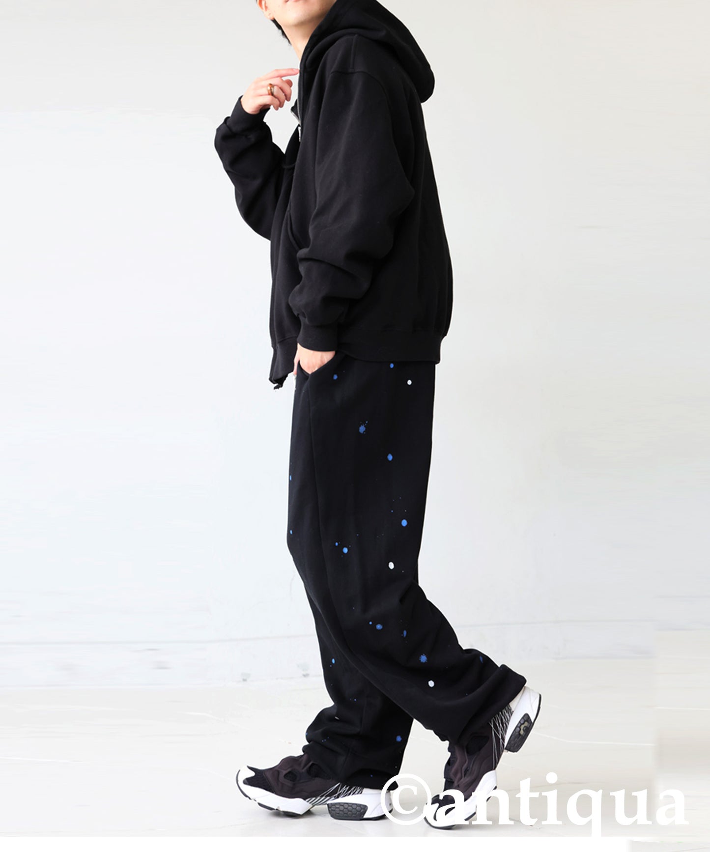 Hand-Painted Fleece Sweat pants Men's