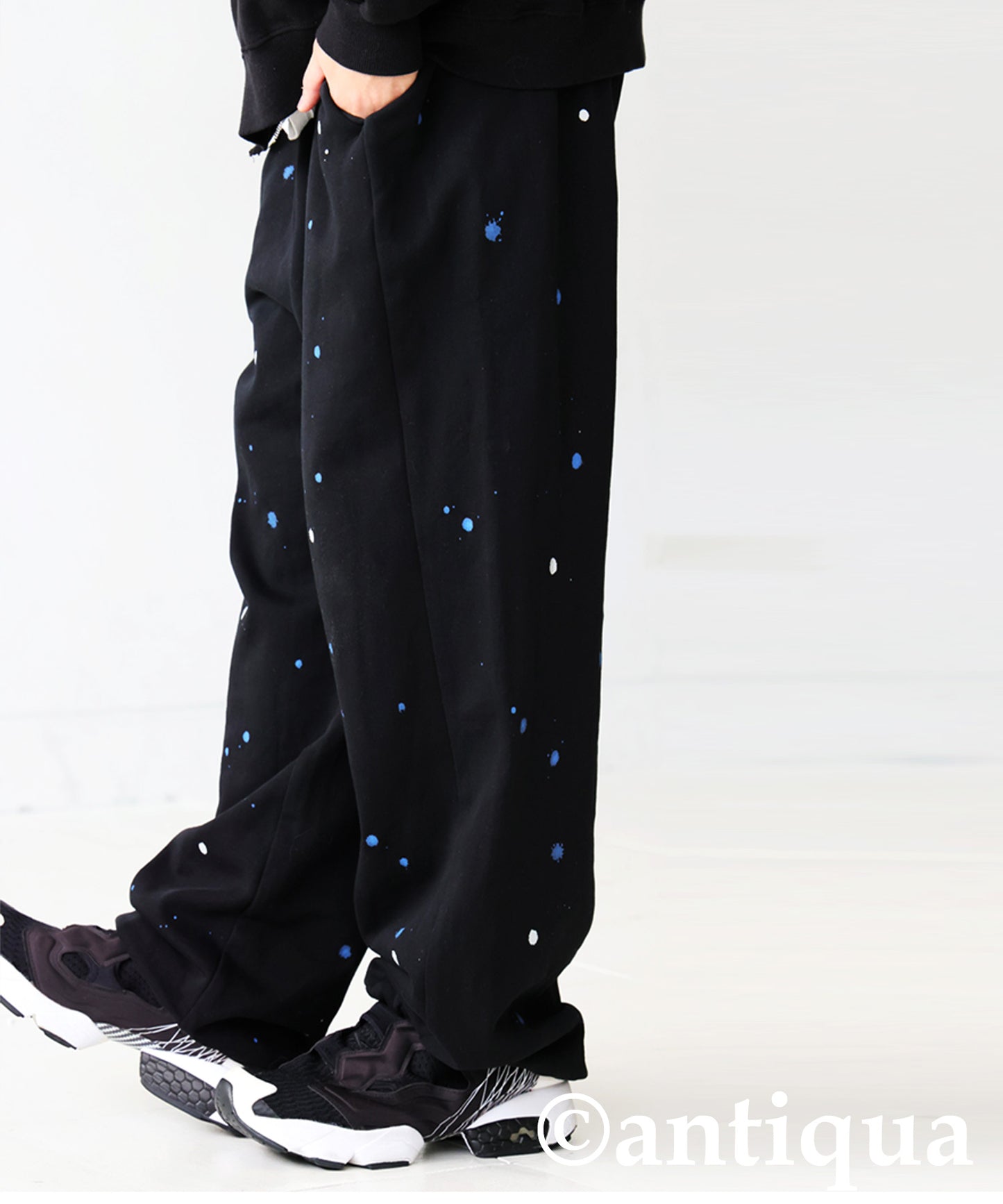 Hand-Painted Fleece Sweat pants Men's