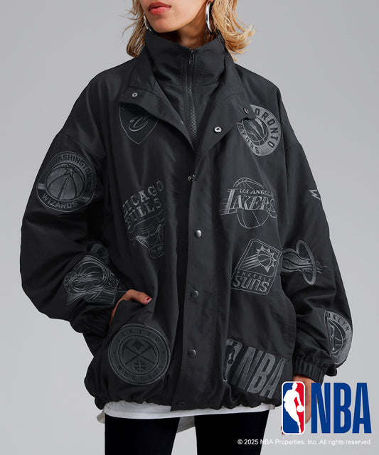 Official NBA Logo Embroidered Balloon Jacket Ladies