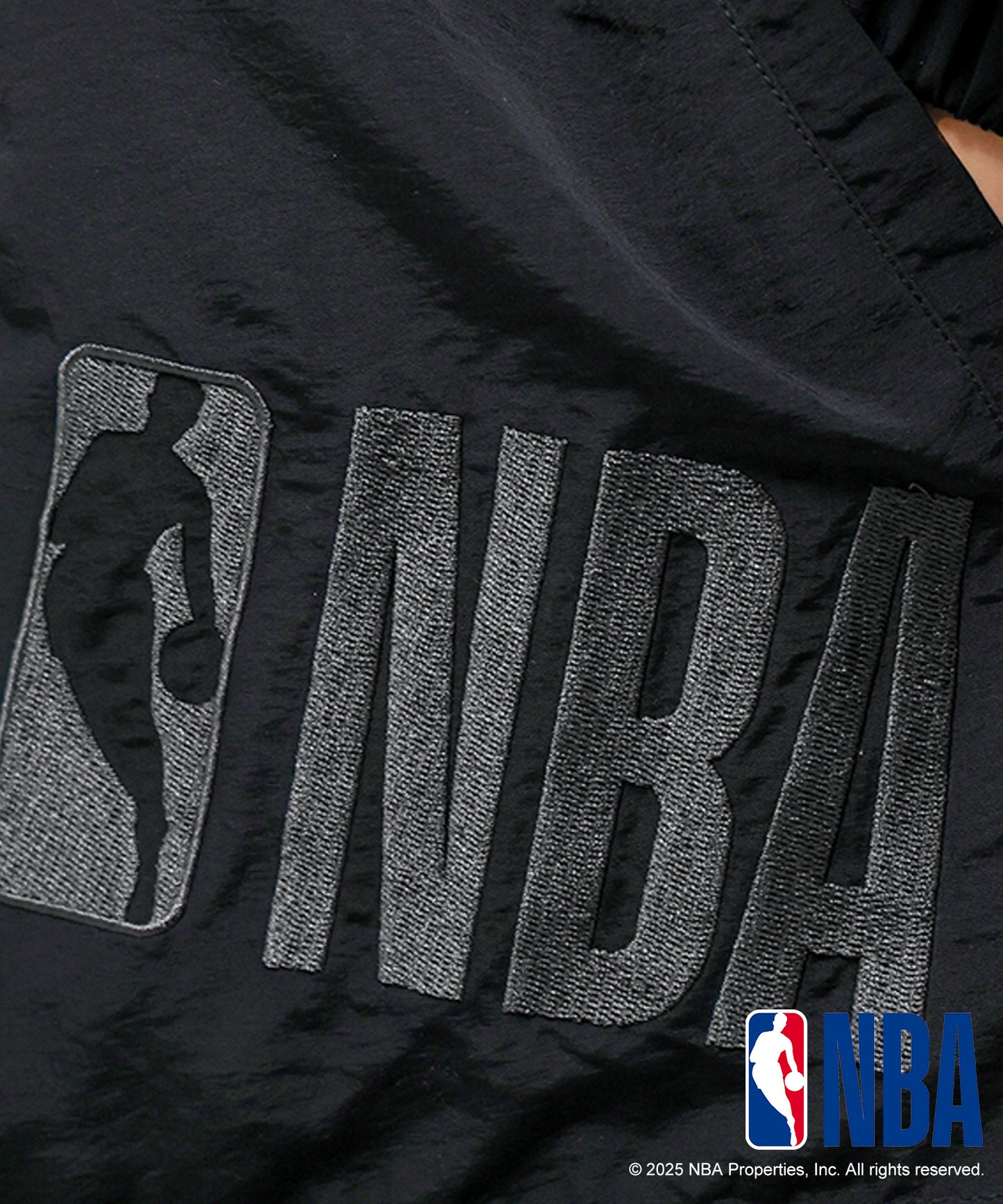 Official NBA Logo Embroidered Balloon Jacket Men's