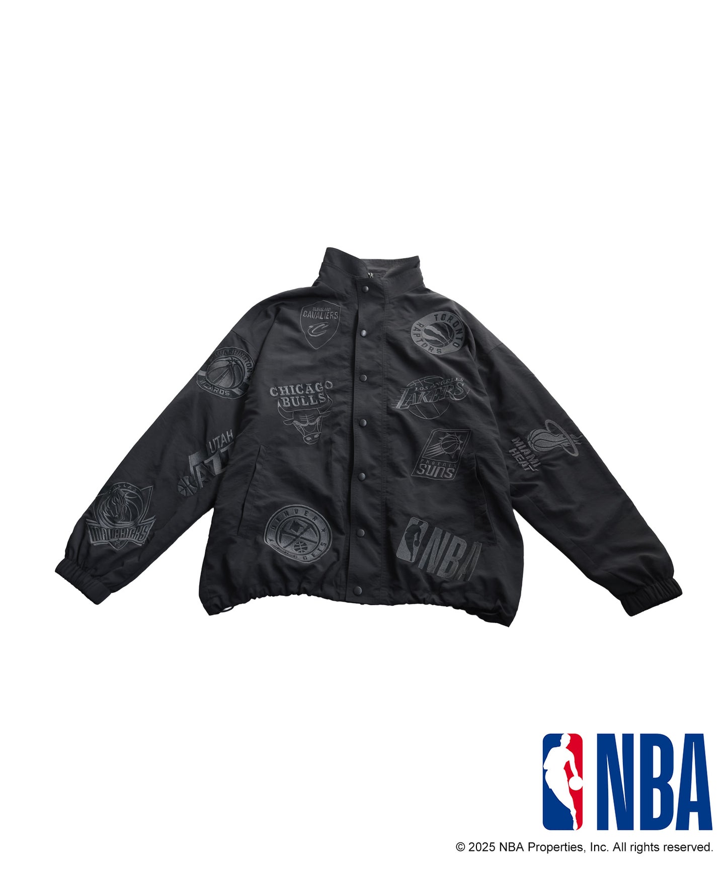 Official NBA Logo Embroidered Balloon Jacket Men's
